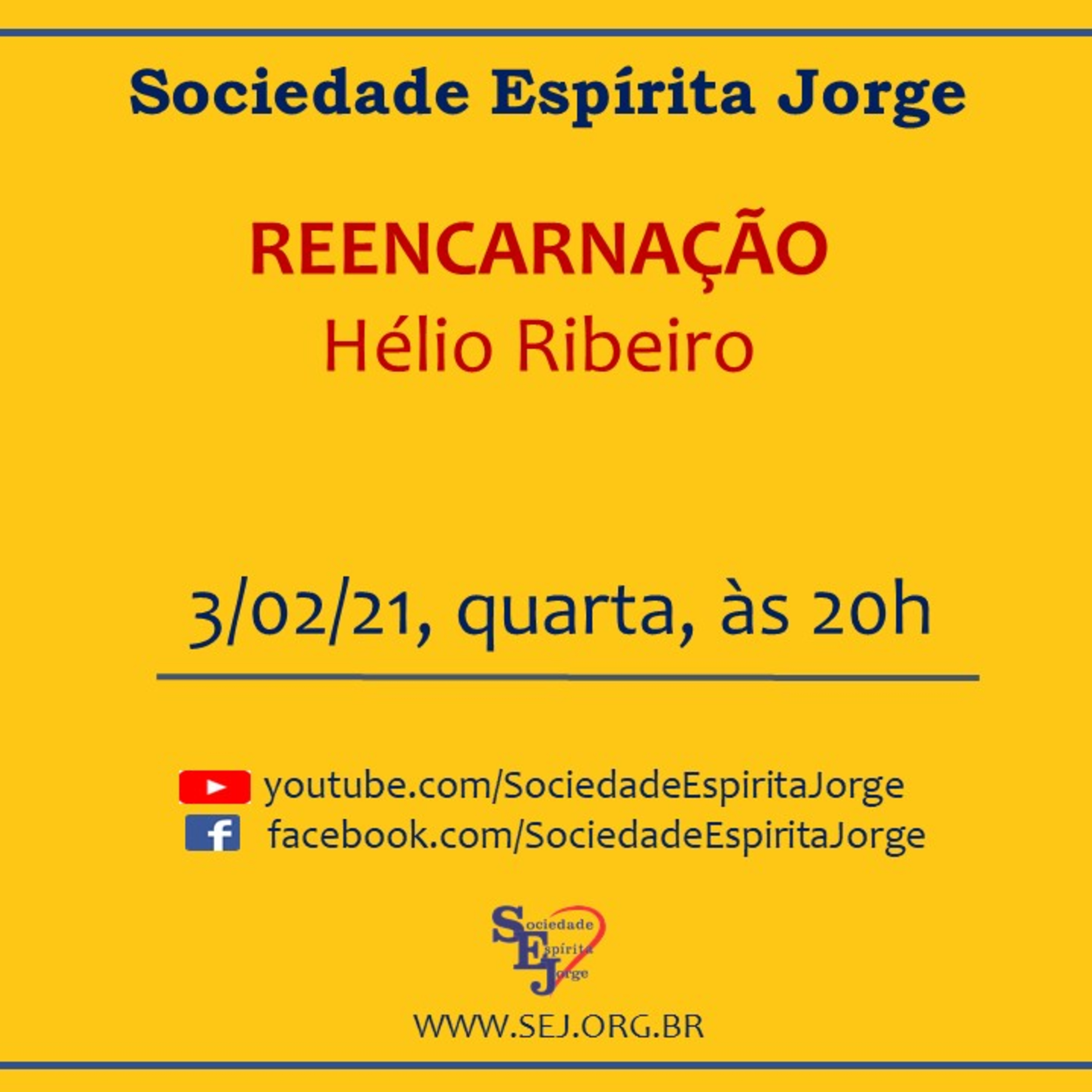MINUTOS NA SEJ - Sociedade Espírita Jorge