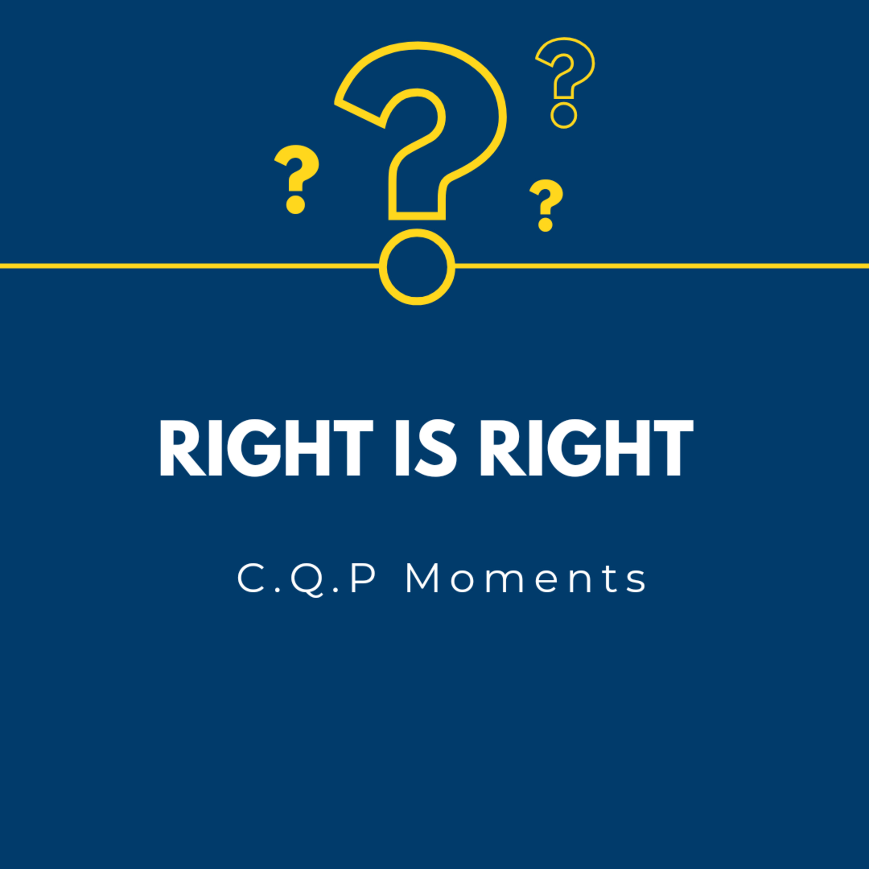 Right Is Right