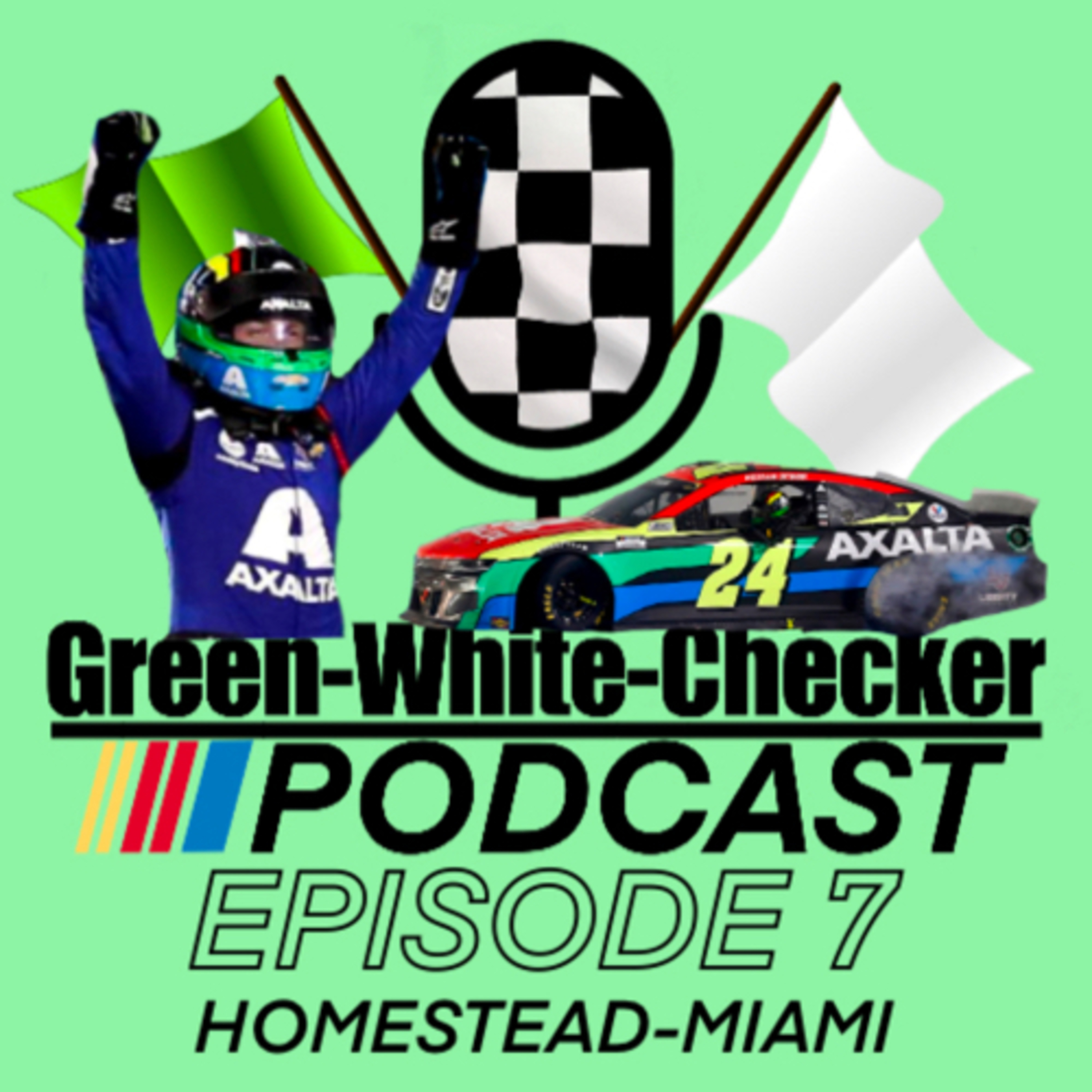 Green-White-Checker