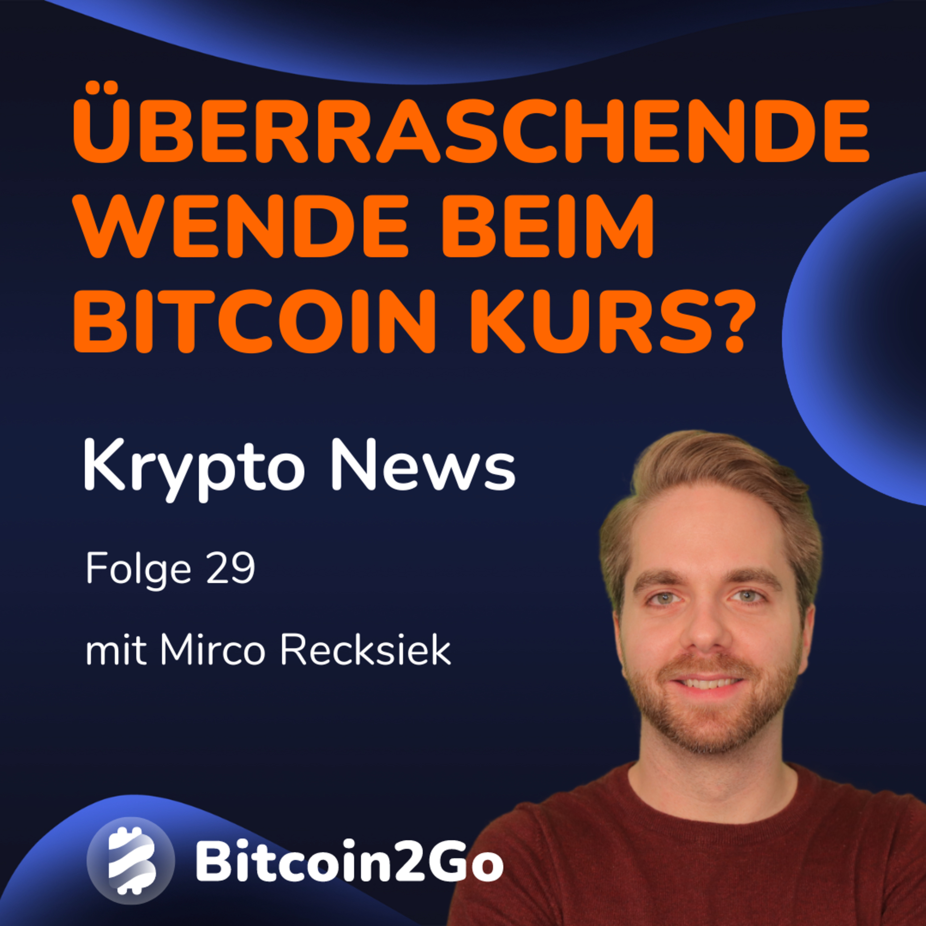 Die Entscheidung beim Bitcoin Kurs! - Überraschende Wende und Positive Daten | Krypto News episode artwork