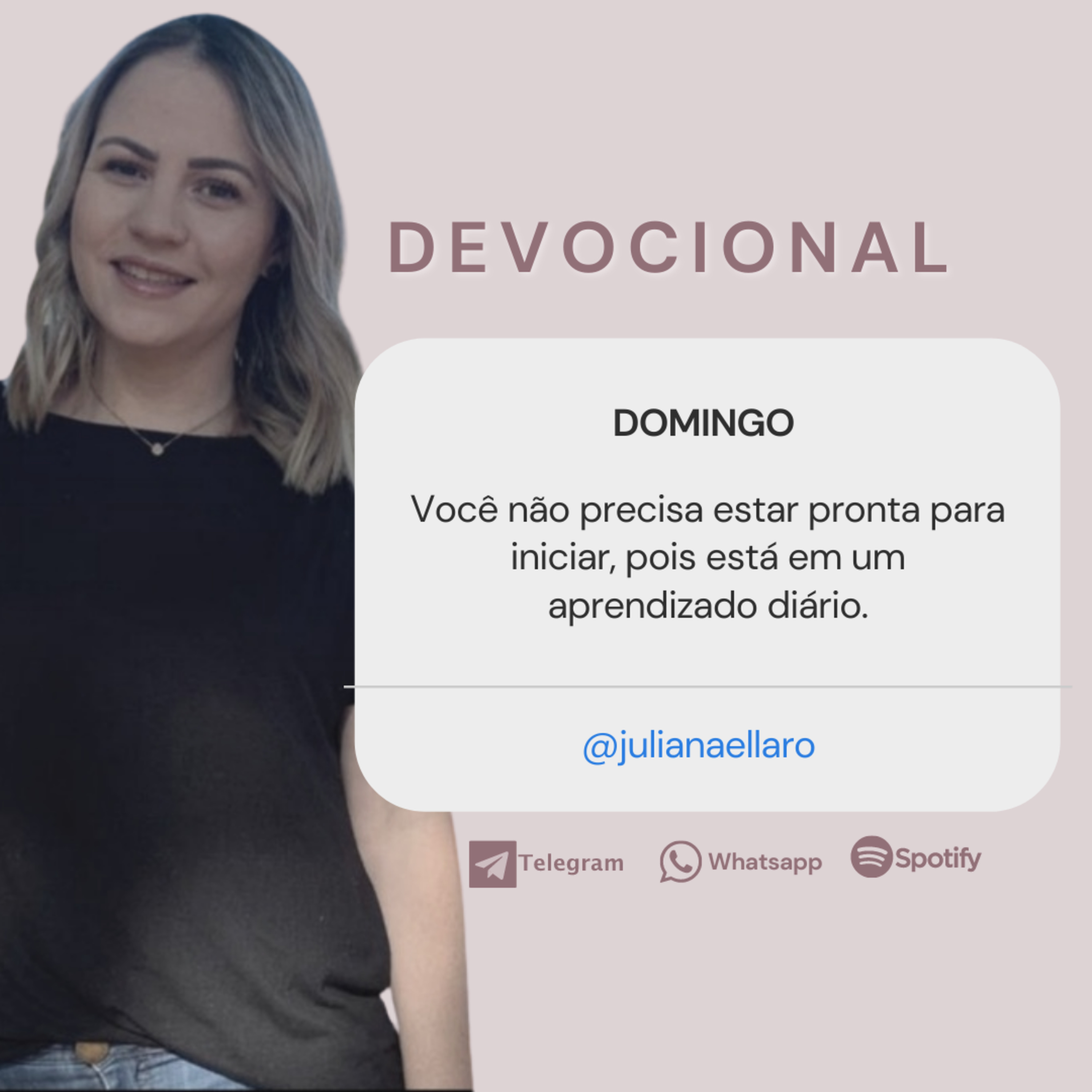 Você não precisa estar pronta para iniciar, pois está em um aprendizado diário. episode artwork
