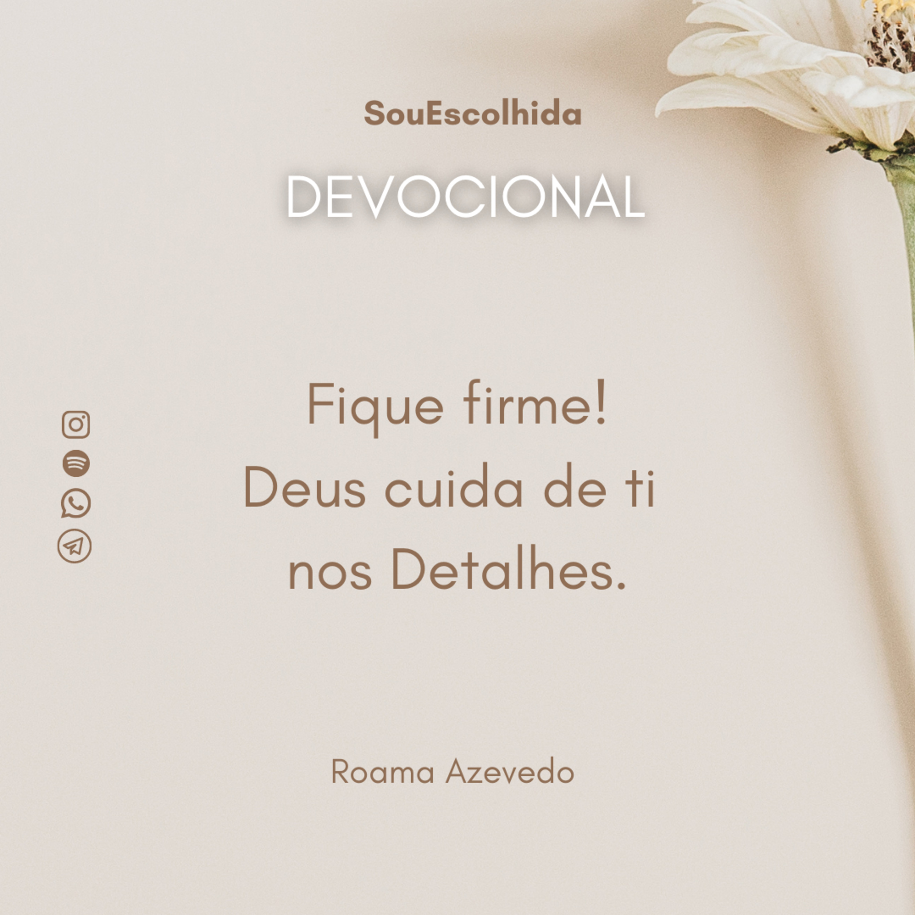 Fique firme Deus cuida de ti em detalhes  episode artwork