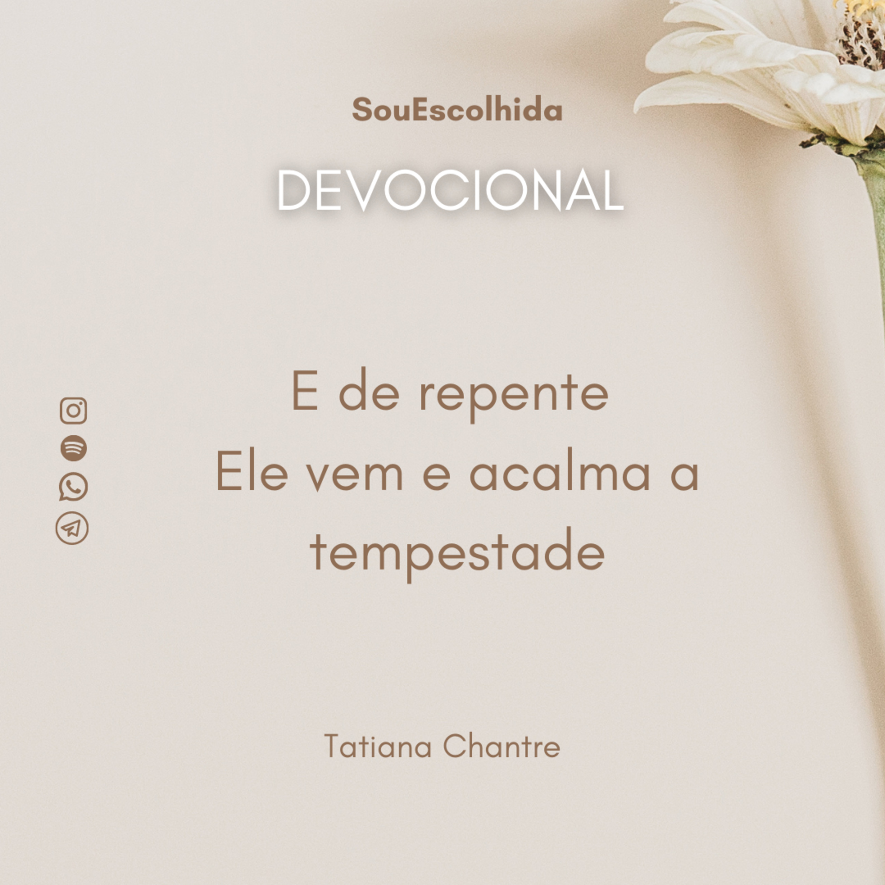 E de repente ele vem e acalma a tempestade  episode artwork