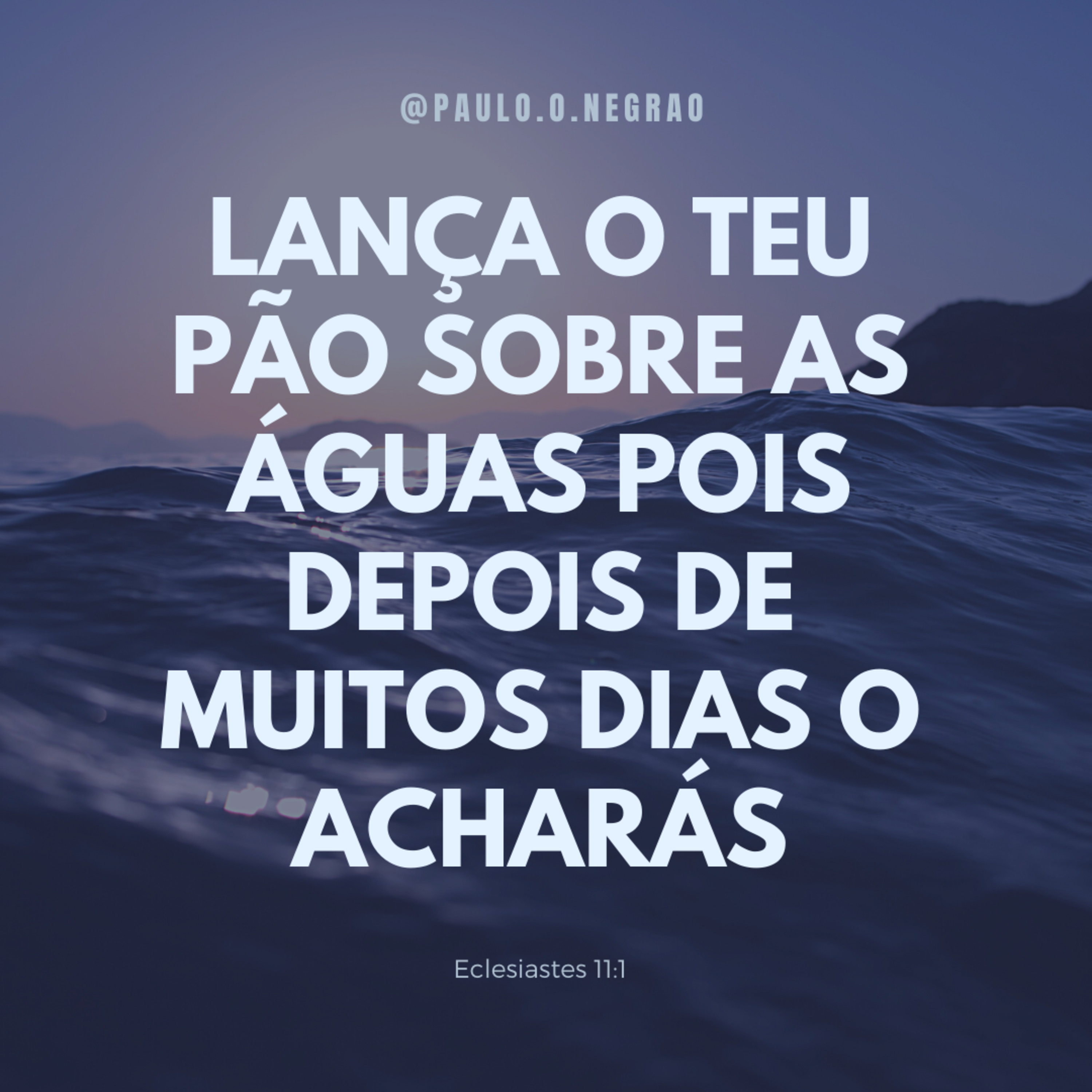 Lança o Teu Pão sobre as Águas! episode artwork