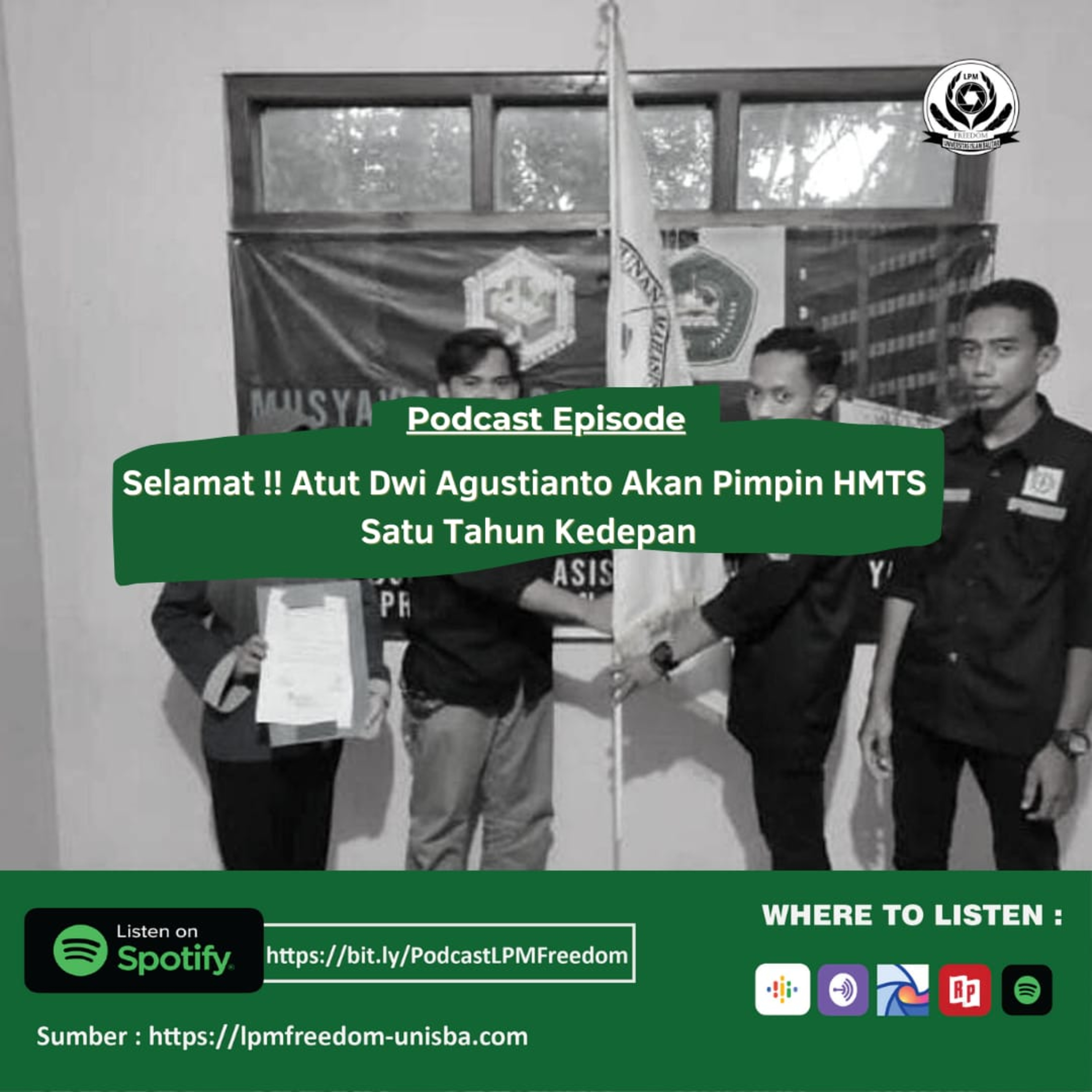 Selamat! Atut Dwi Agustianto Akan Pimpin HMTS Satu Tahun Kedepan