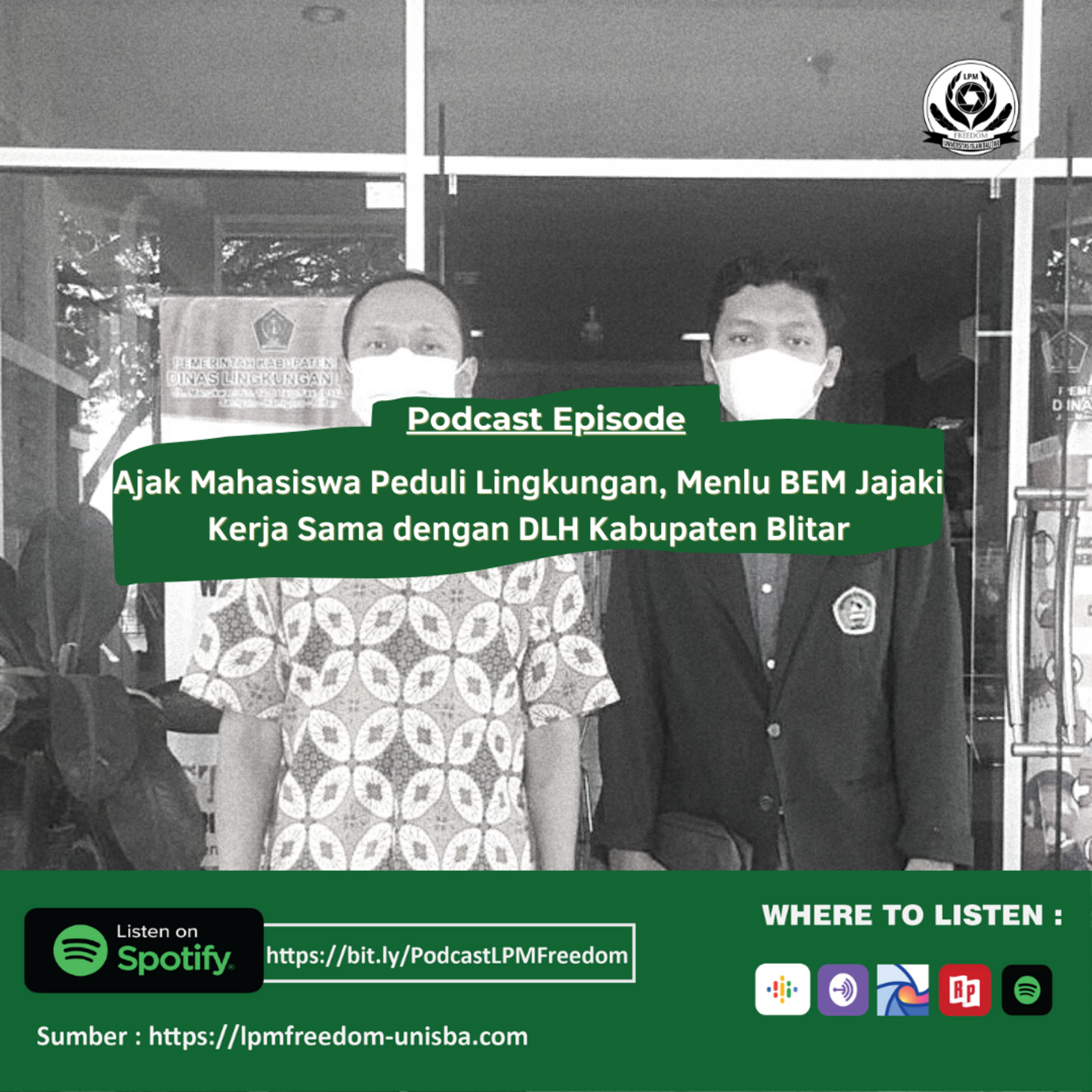 Ajak Mahasiswa Peduli Lingkungan, Menlu BEM Jajaki Kerja Sama dengan DLH Kabupaten Blitar episode artwork