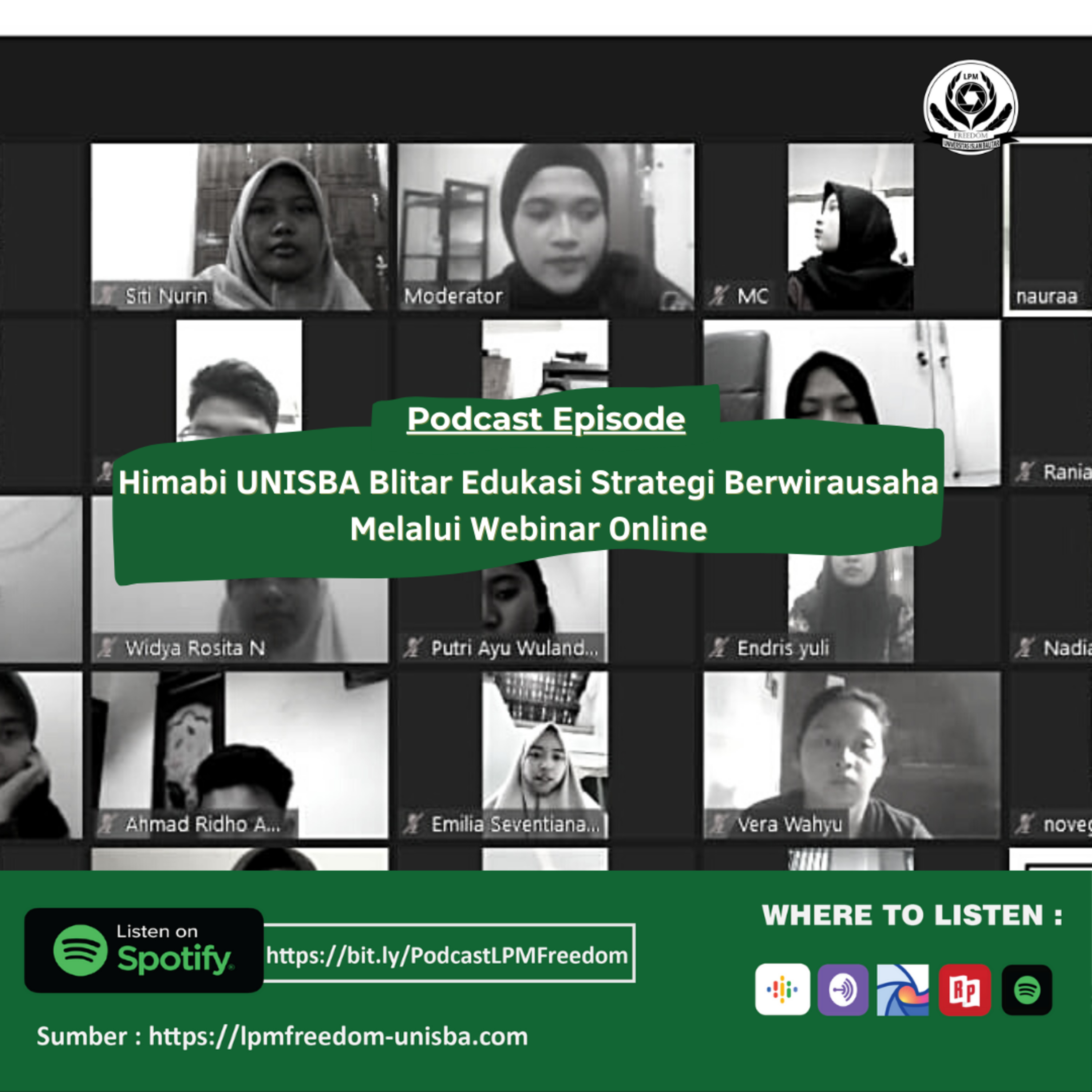 Himabi Unisba Blitar Edukasi Strategi Berwirausaha Melalui Webinar Online