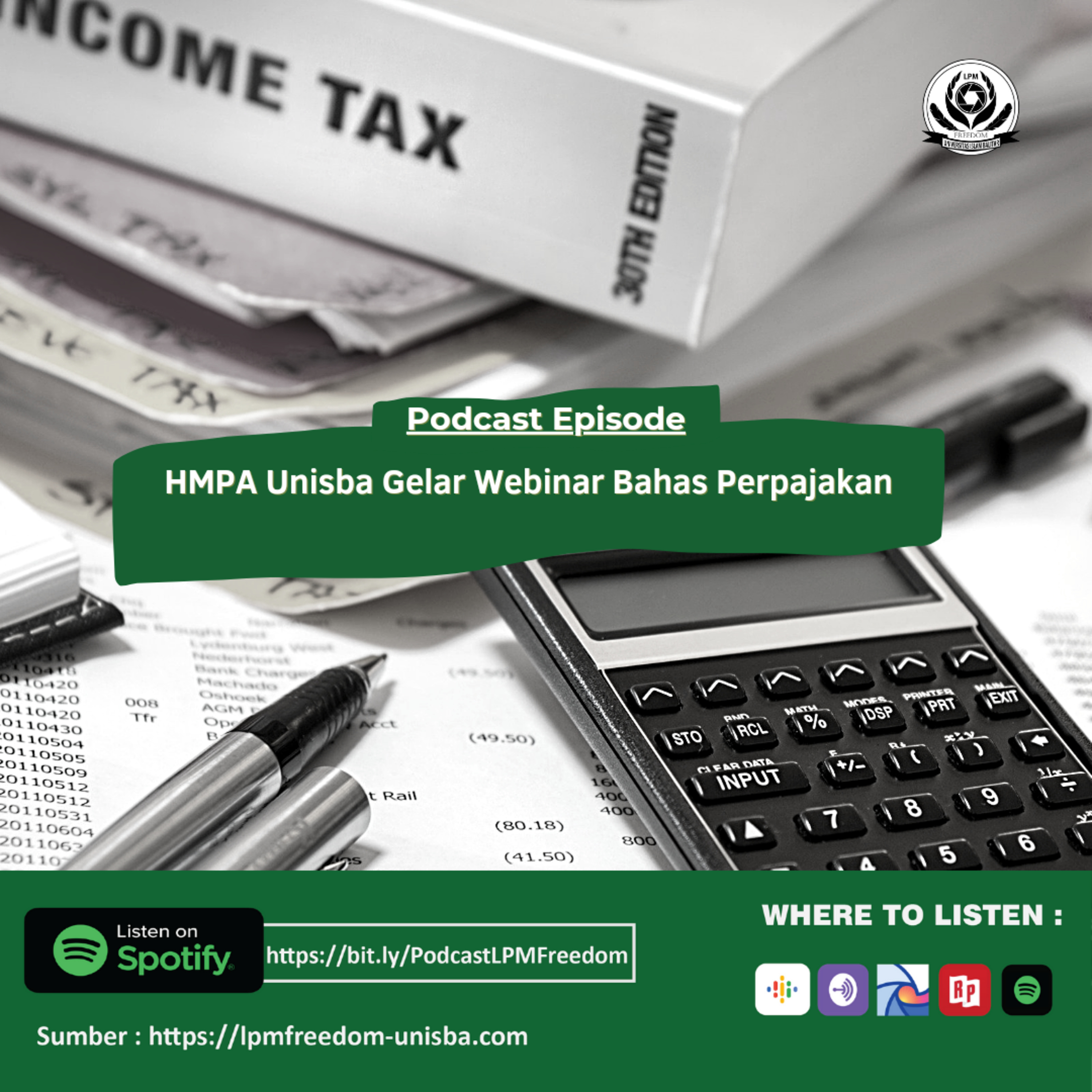 HMPA Unisba Gelar Webinar Bahas Perpajakan episode artwork