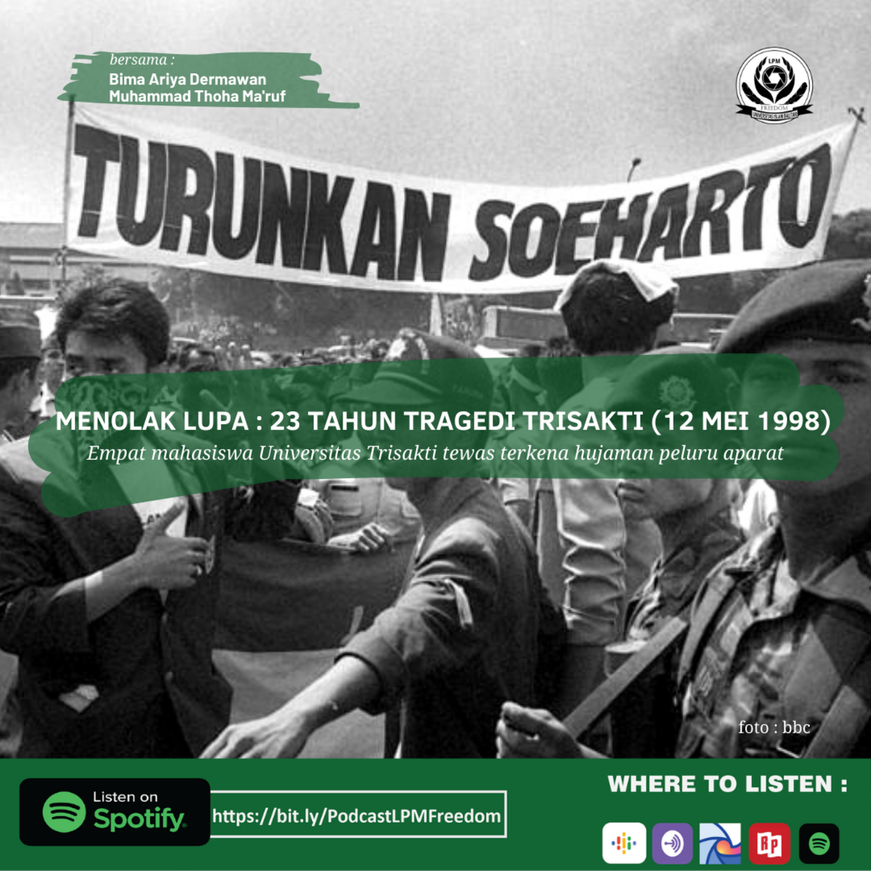 Menolak Lupa: 23 Tahun Tragedi Trisakti (12 Mei 1998) episode artwork
