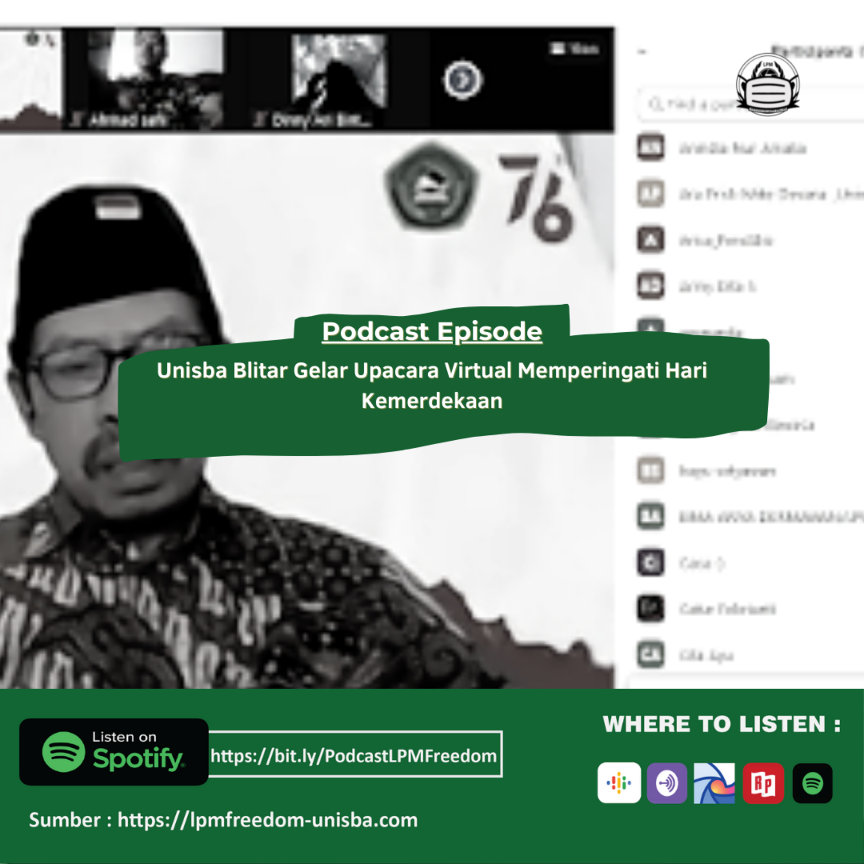 Unisba Blitar Gelar Upacara Virtual Memperingati Hari Kemerdekaan episode artwork