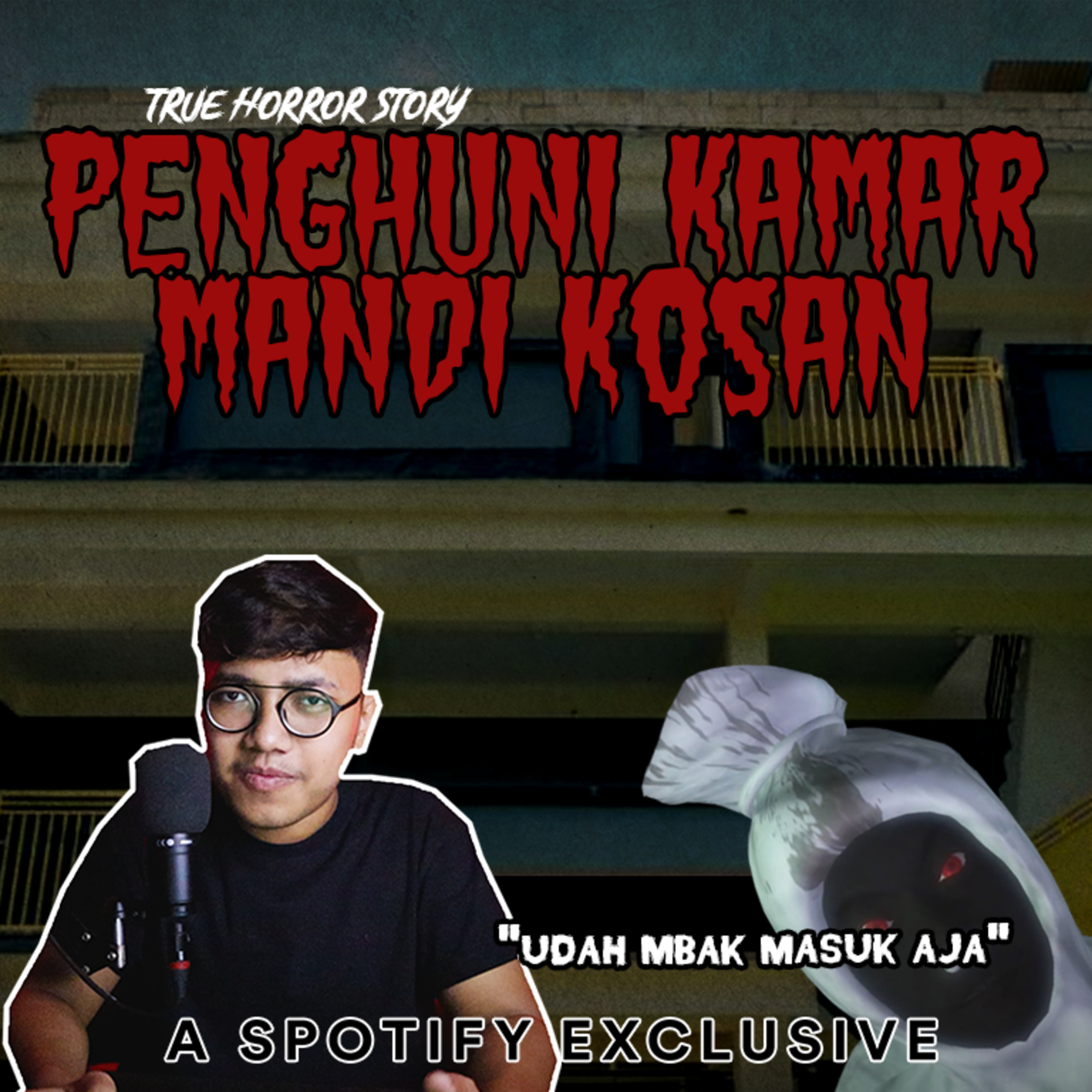 PENGHUNI KAMAR MANDI KOS-AN (Jangan Lama2, di Kamar mandi! Atau dia akan mengintip lewat ventilasi hihi) - Podcast Bagi Horror episode artwork
