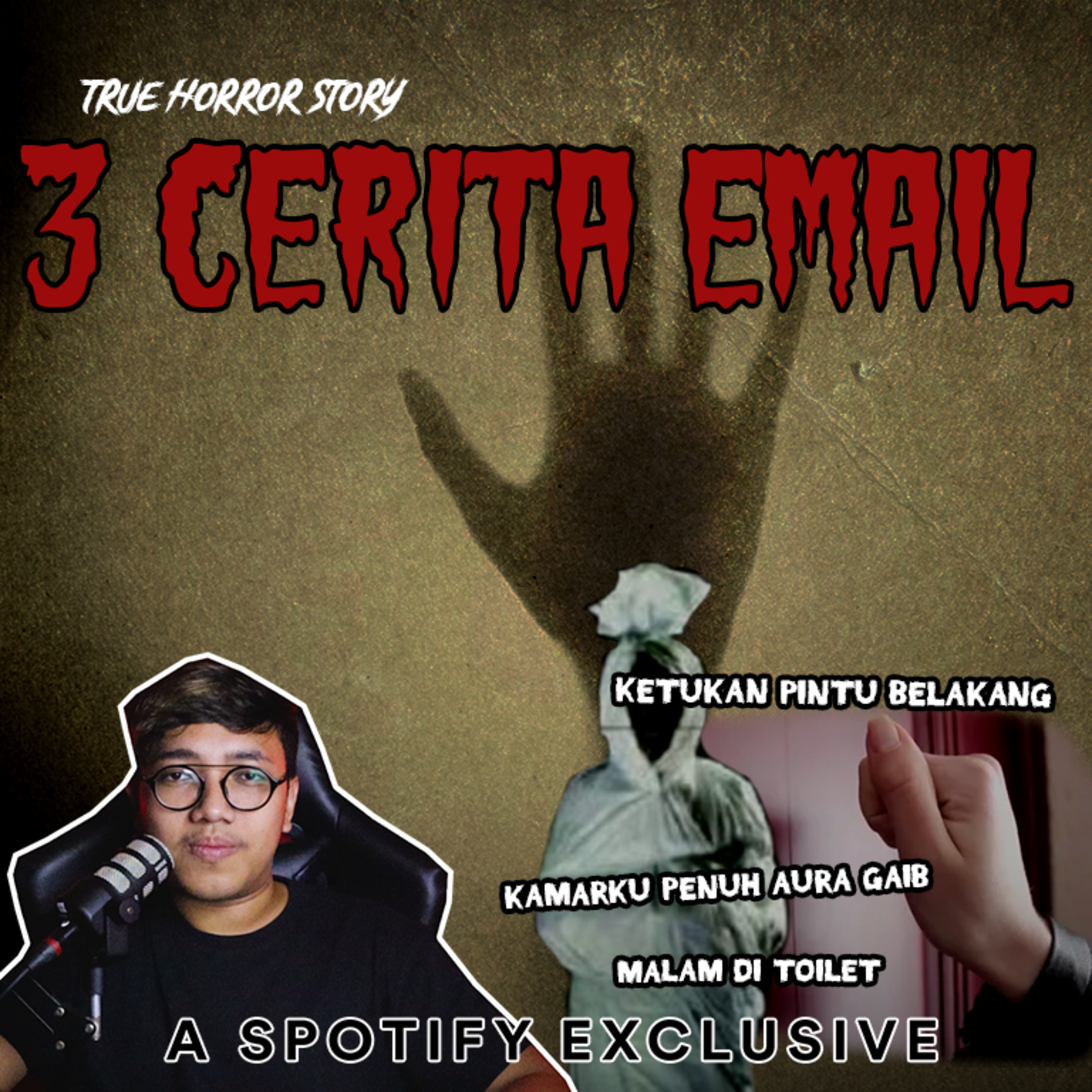 WAJIB DENGERIN SAMPAI AKHIR!! DARI KAMAR PENUH AURA GHAIB SAMPAI MALAM DI TOILET (3 Cerita Horror) - Podcast Bagi Horror episode artwork