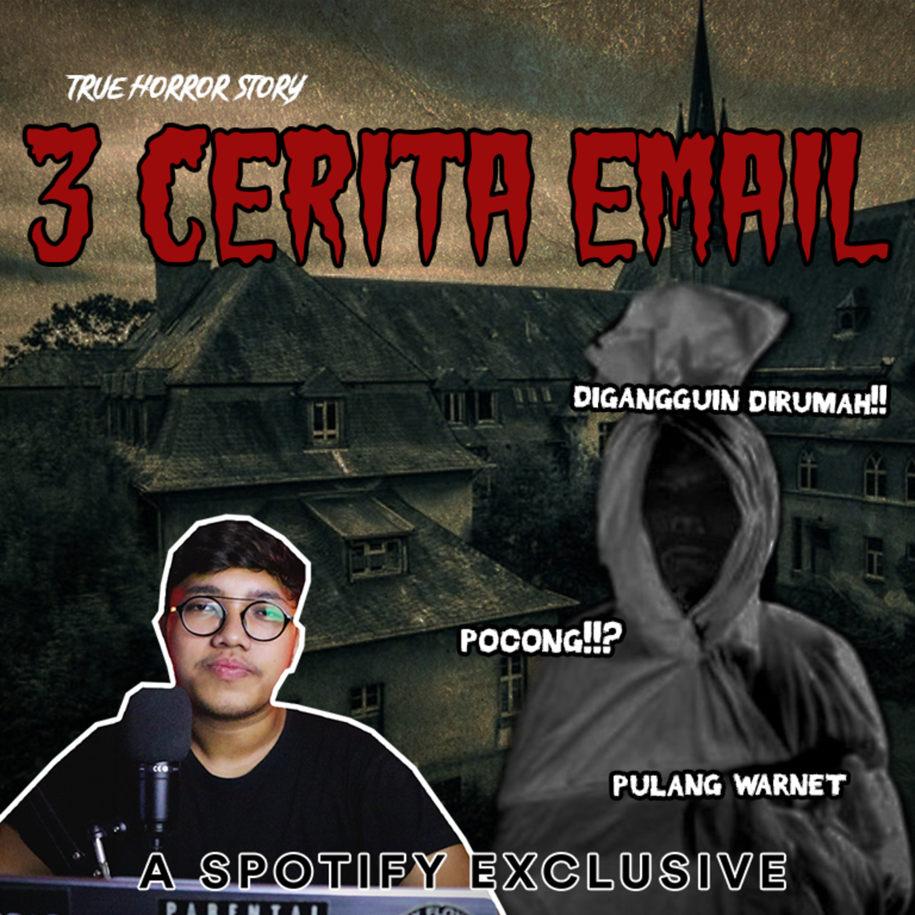 DARI DILIATIN POCONG SAMPAI PULANG DARI WARNET! (3 Cerita Horror) - Podcast Bagi Horror episode artwork