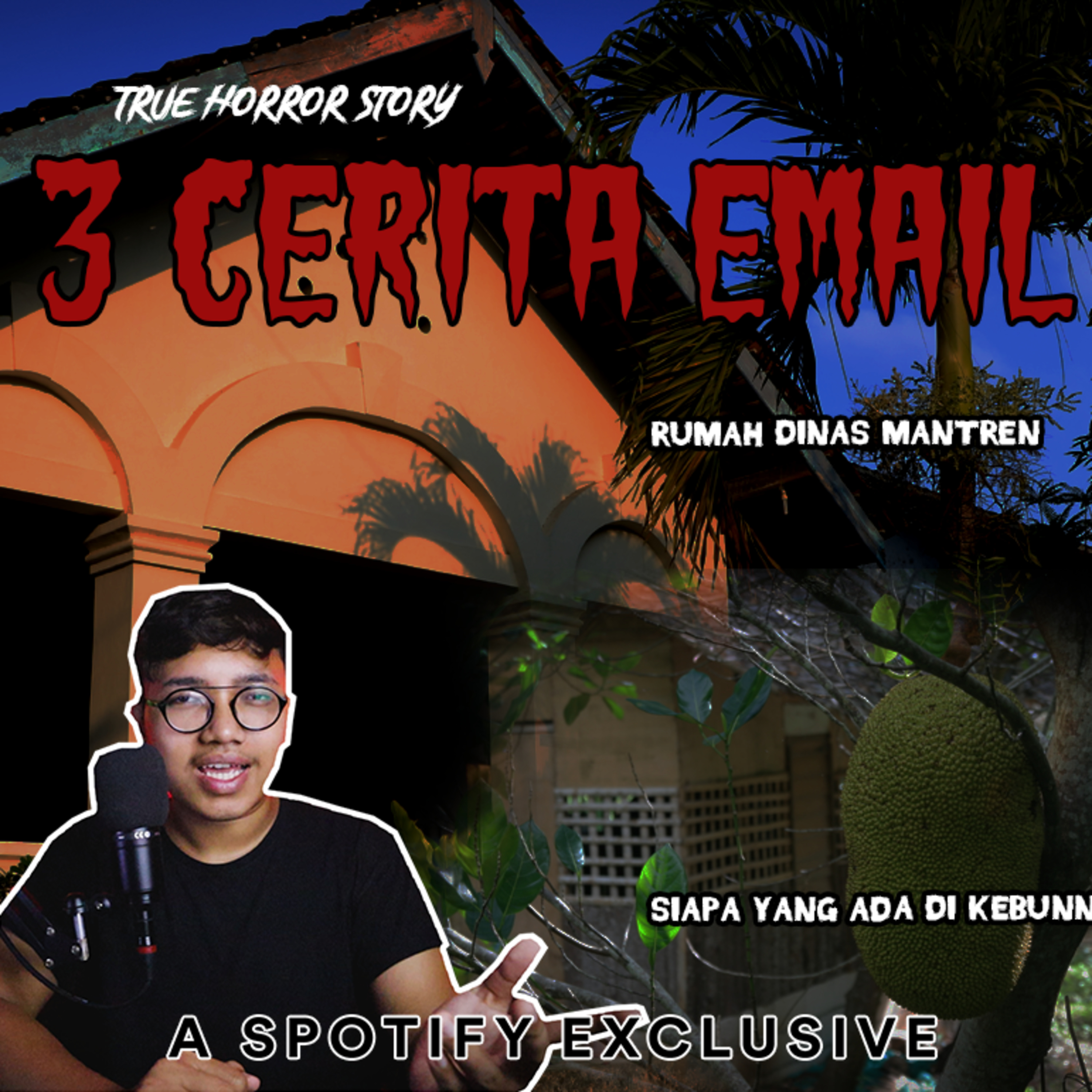 RUMAH DINAS MANTREN??! ADA SESUATU DI KEBUN ITU... (3 Cerita Horror) - Podcast Bagi Horror episode artwork