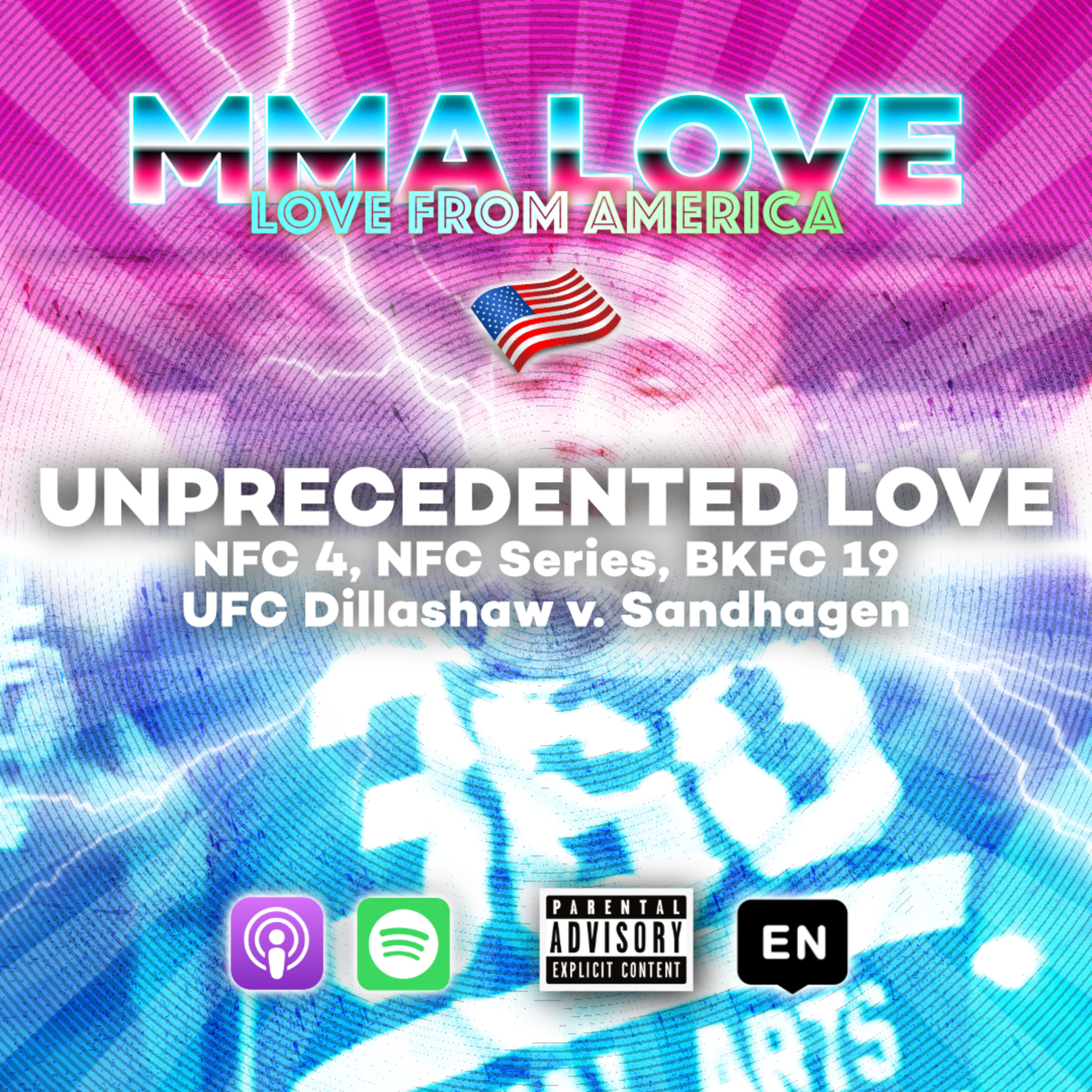 Luke and Mat Love: NFC Abévi and Brander. BKFC 19 VanZant, Ostovich, Britain Hart. UFC Fight Night Dillashaw v. Sandhagen. TUF29. Paul Bros. episode artwork