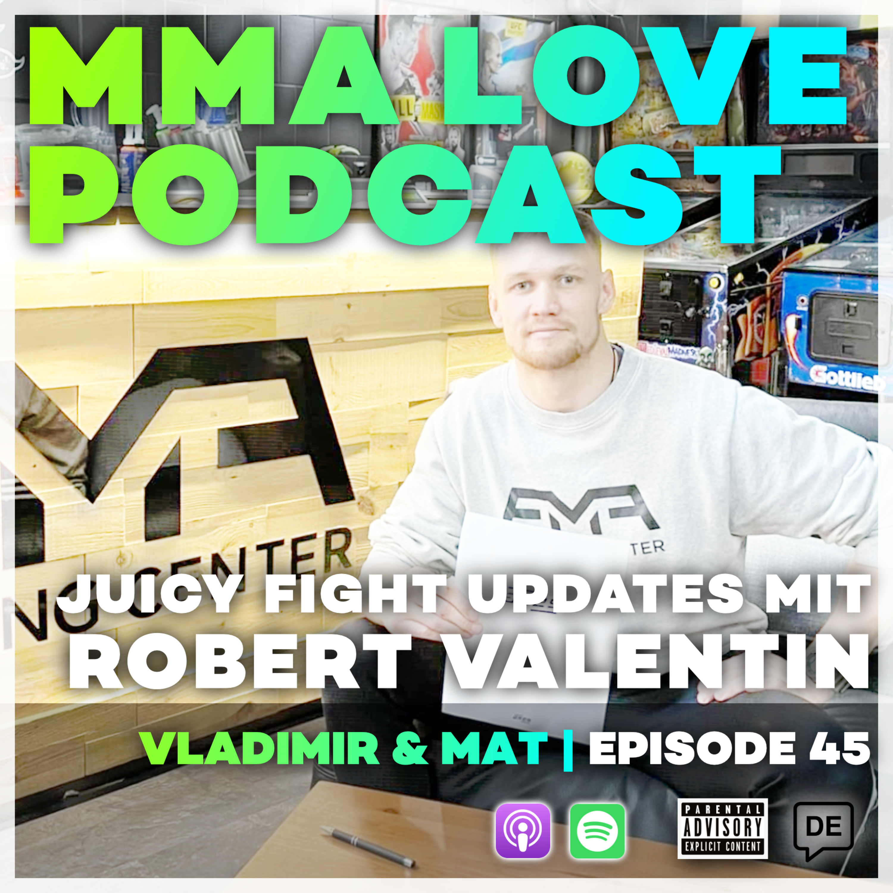 Robert Valentin. Ares 4 Fight Recap & Juicy Fight News episode artwork