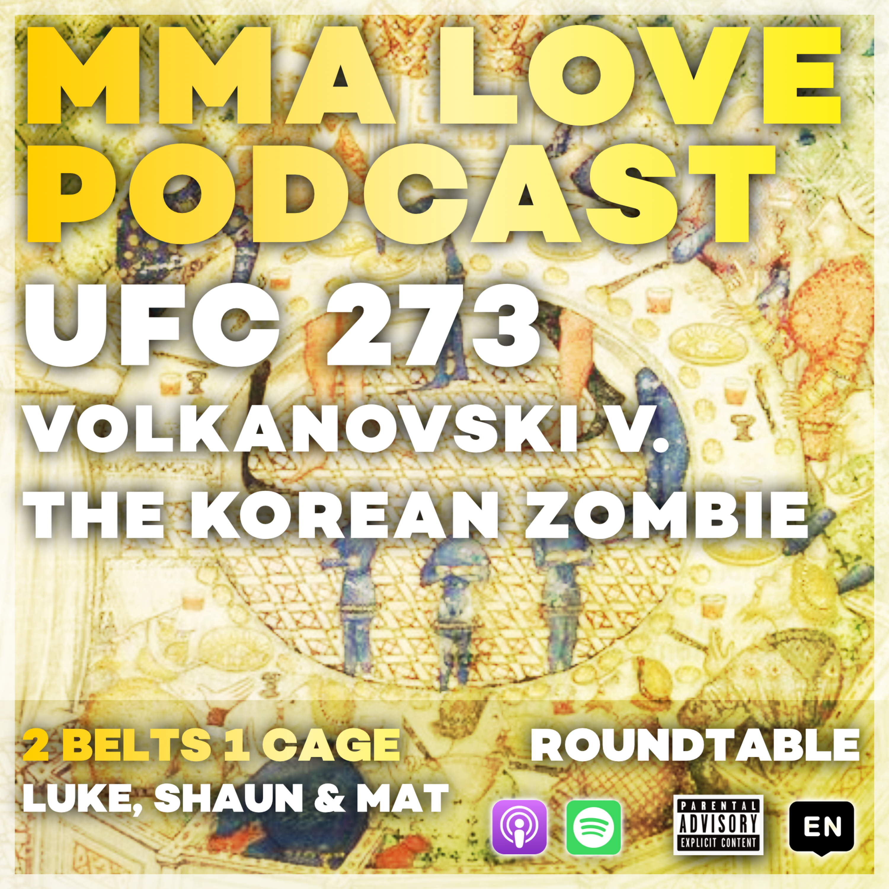Roundtable for UFC 273 - Volkanovski v. The Korean Zombie episode artwork