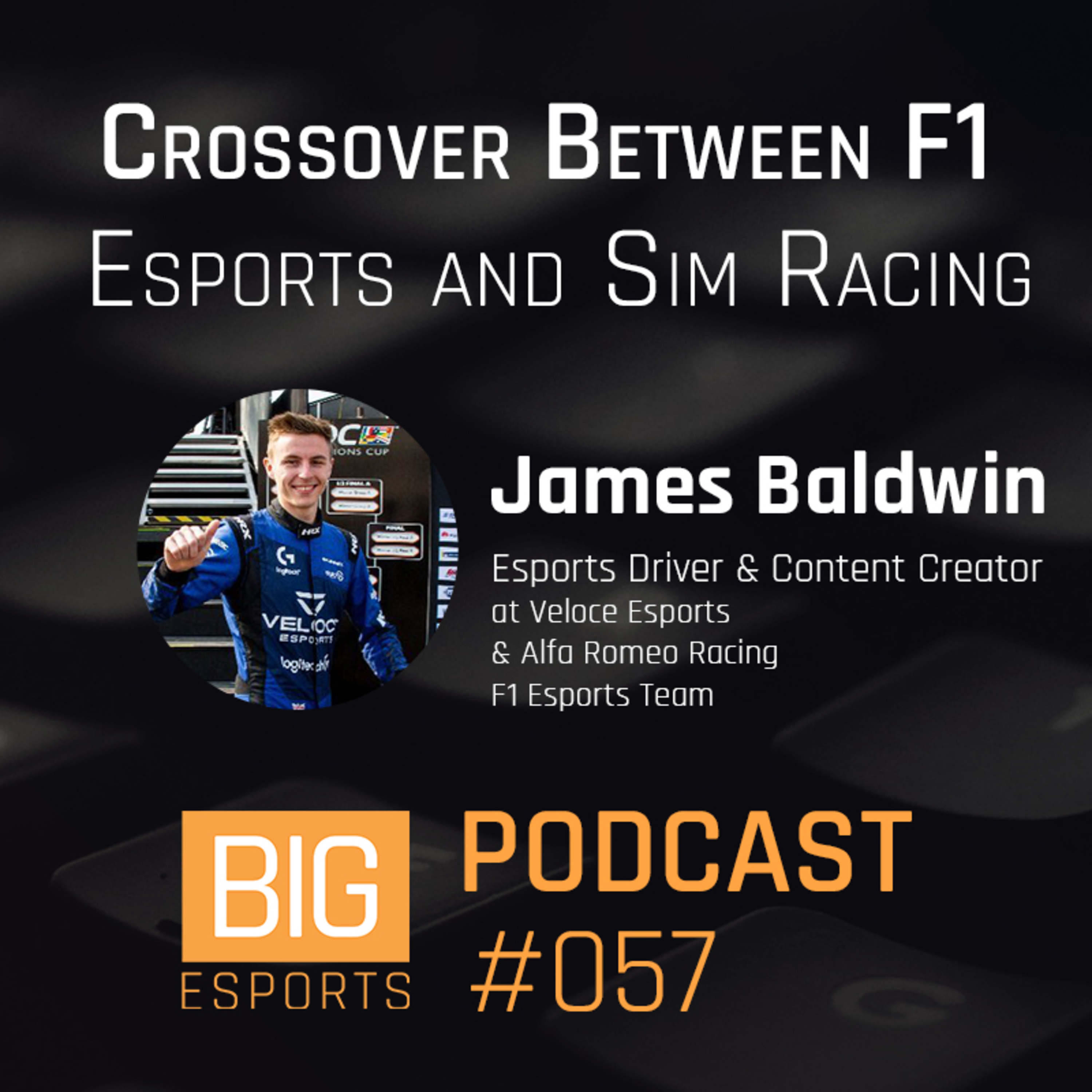 #057 - Crossover Between F1, Esports and Sim Racing with James Baldwin - Esports Driver Veloce Esports
