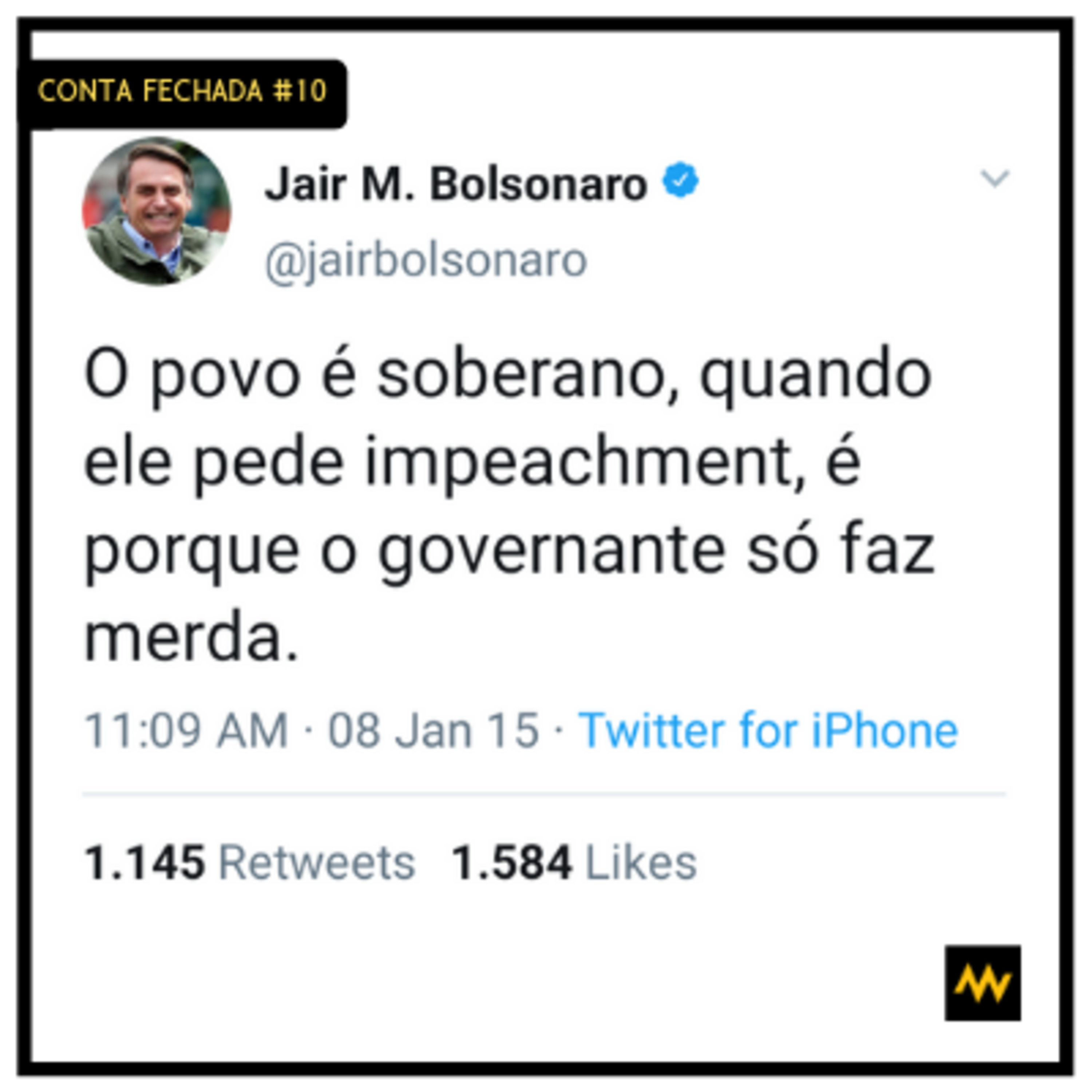 Conta Fechada — Amontoado