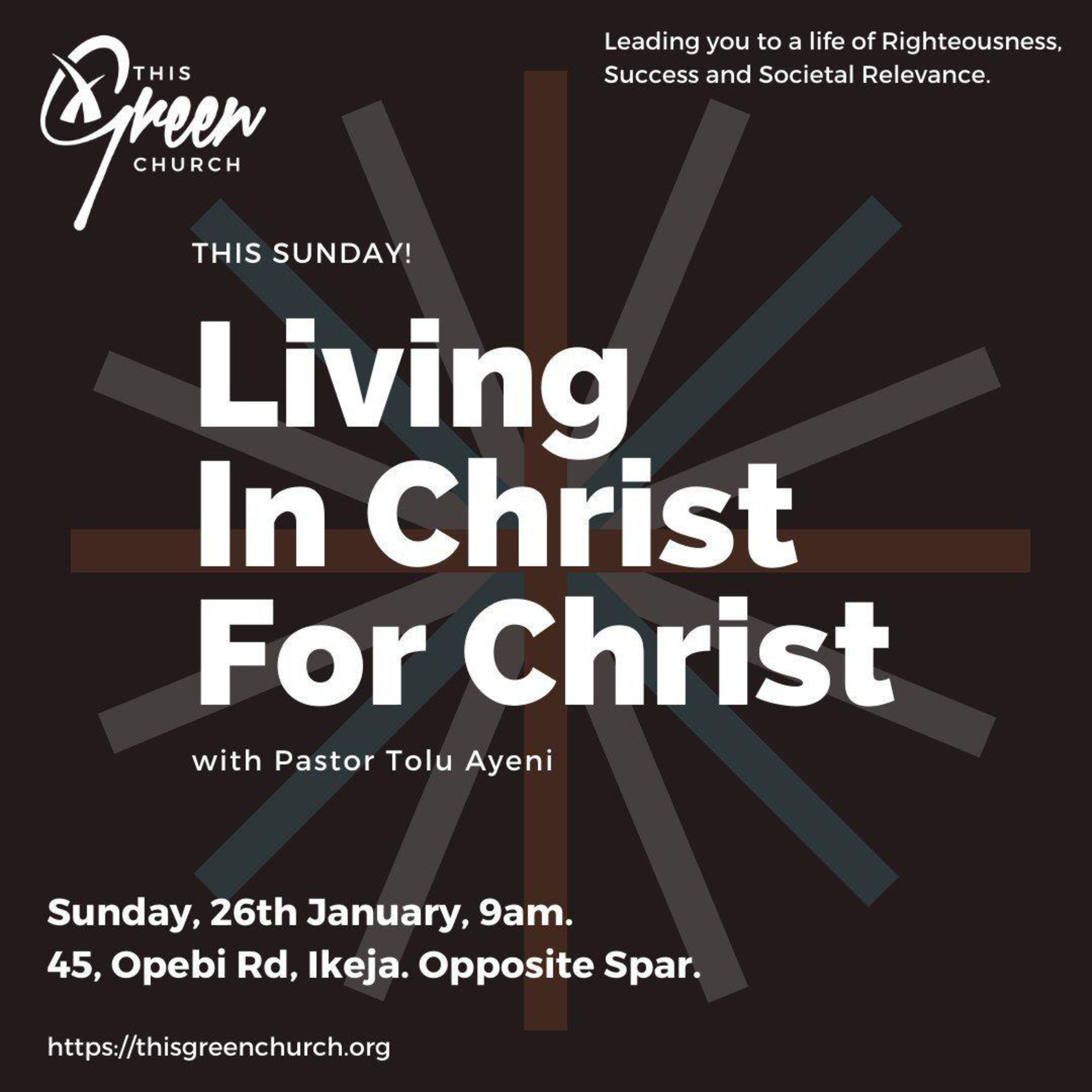 Living in Christ for Christ episode artwork