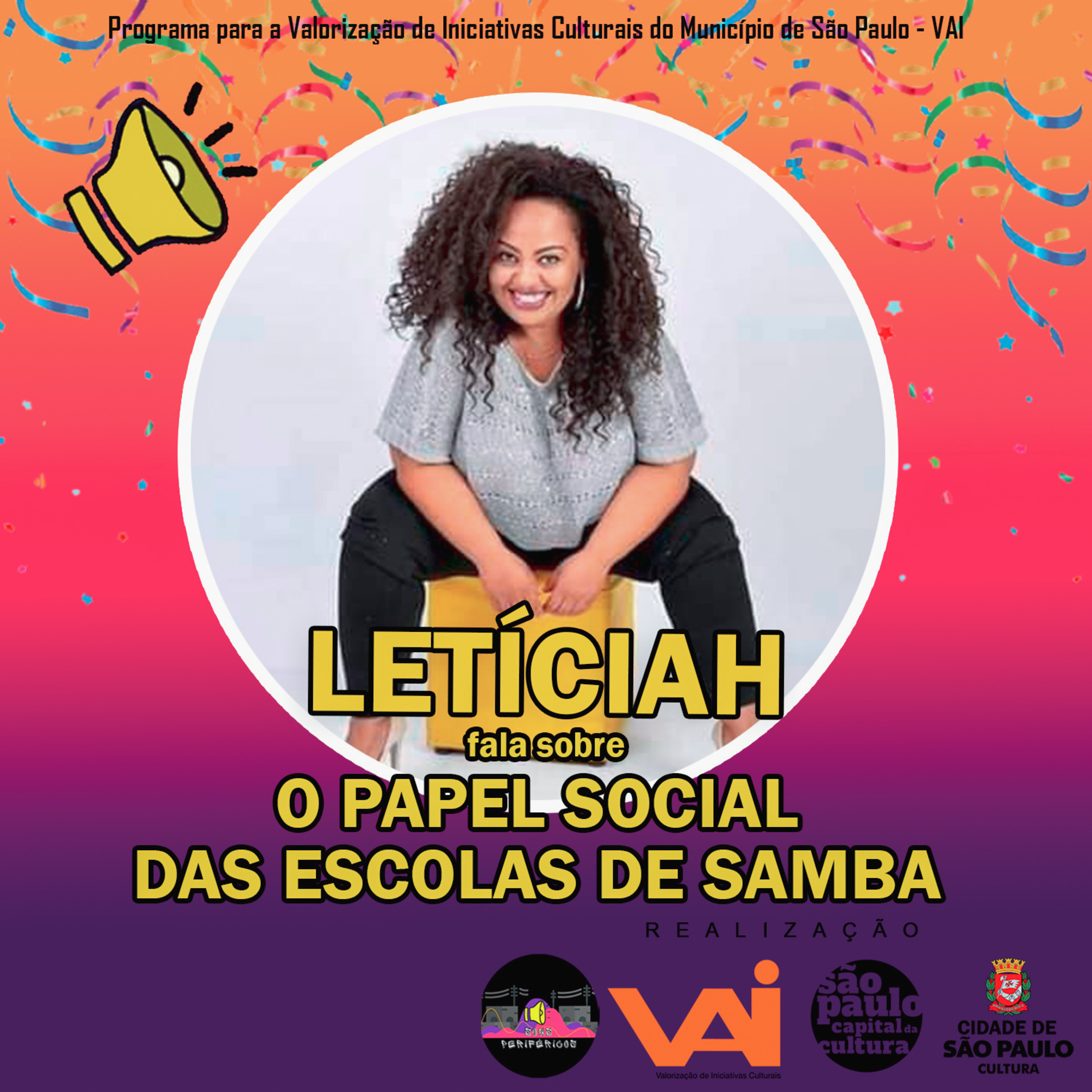 LETÍCIAH SANTOS E O PAPEL SOCIAL DAS ESCOLAS DE SAMBA episode artwork