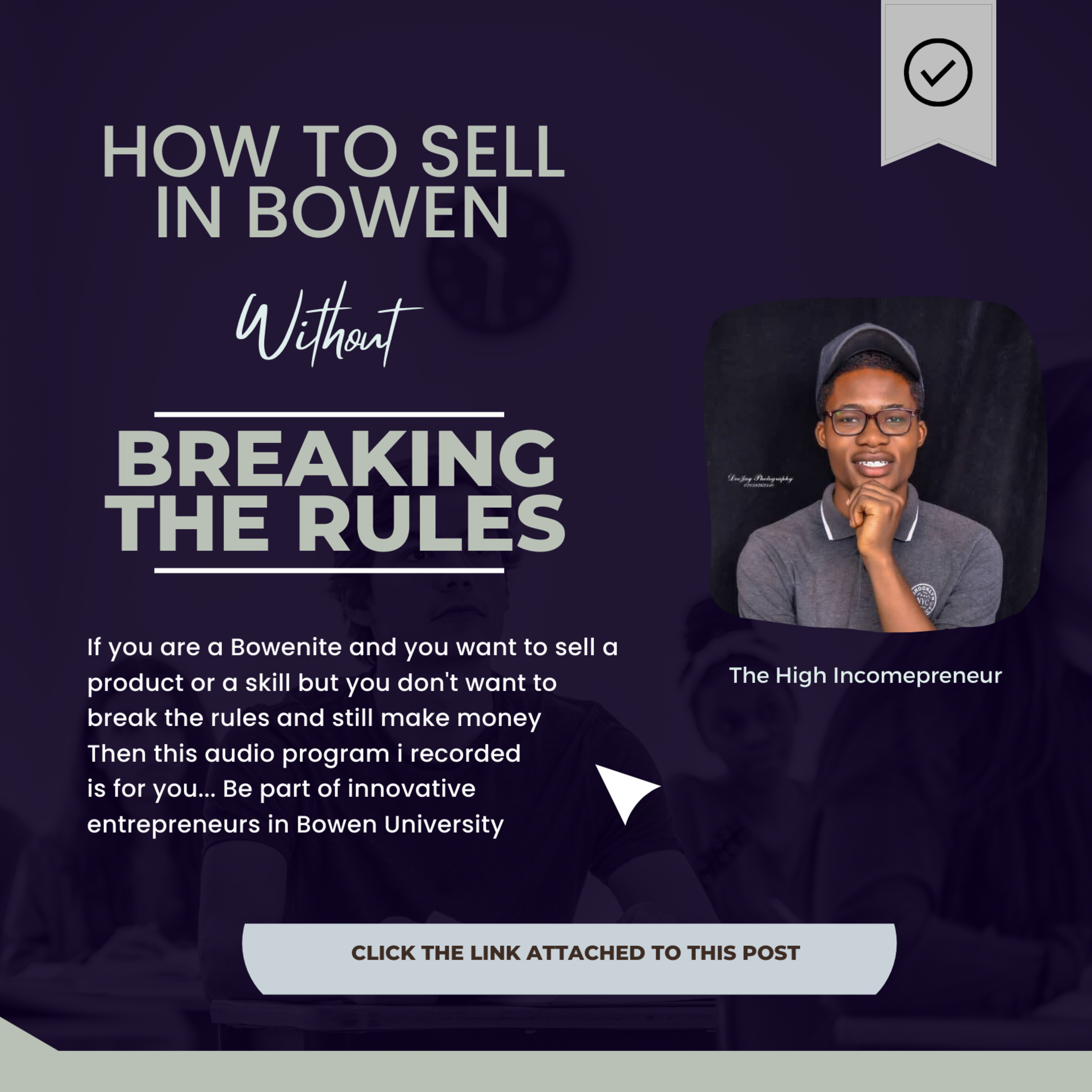 How to Sell in Bowen University Without Breaking the Rules (THE FULL AUDIO) episode artwork