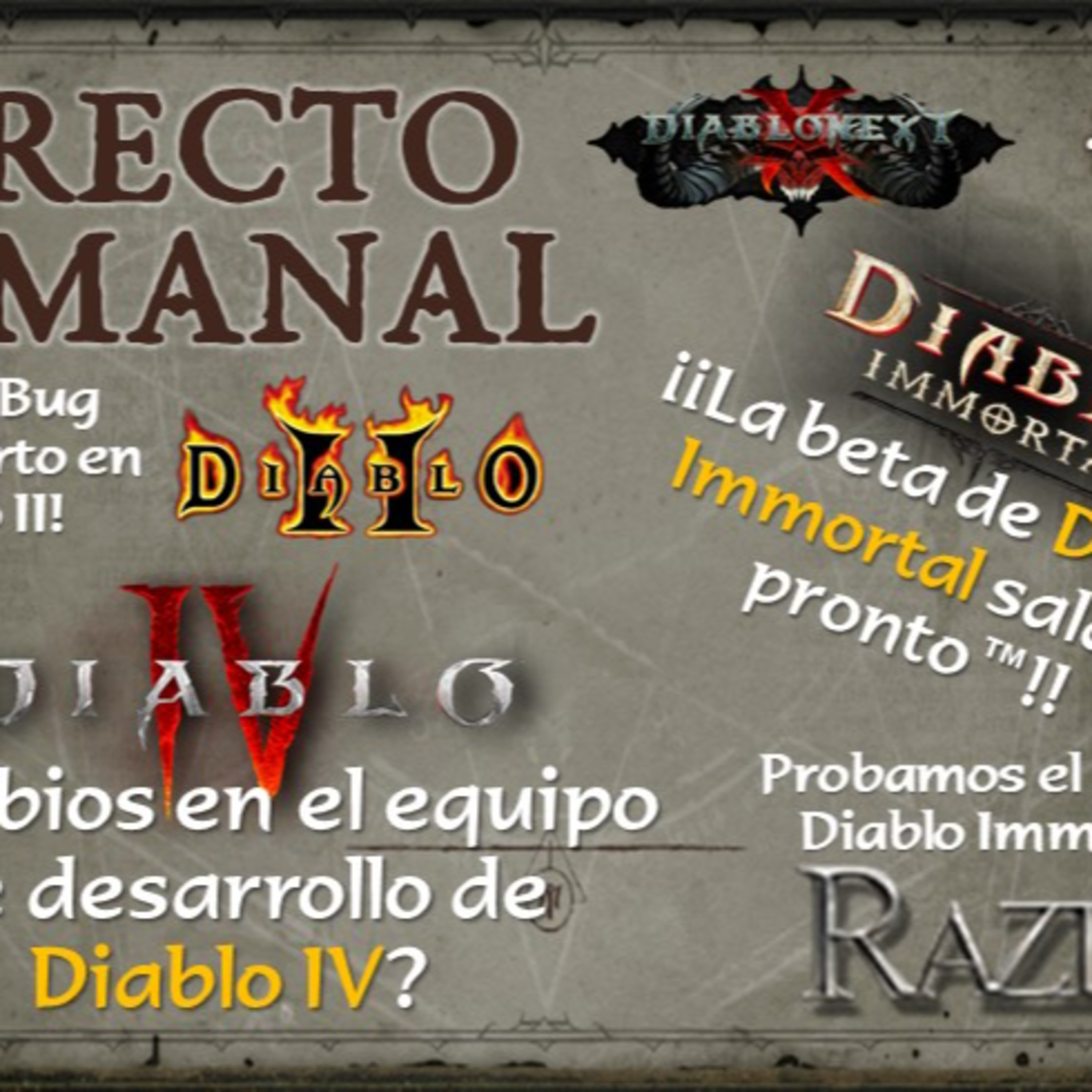 Directo #23: ¡Diablo Immortal empezará la beta pronto! + movimientos en el equipo de Diablo y más! episode artwork