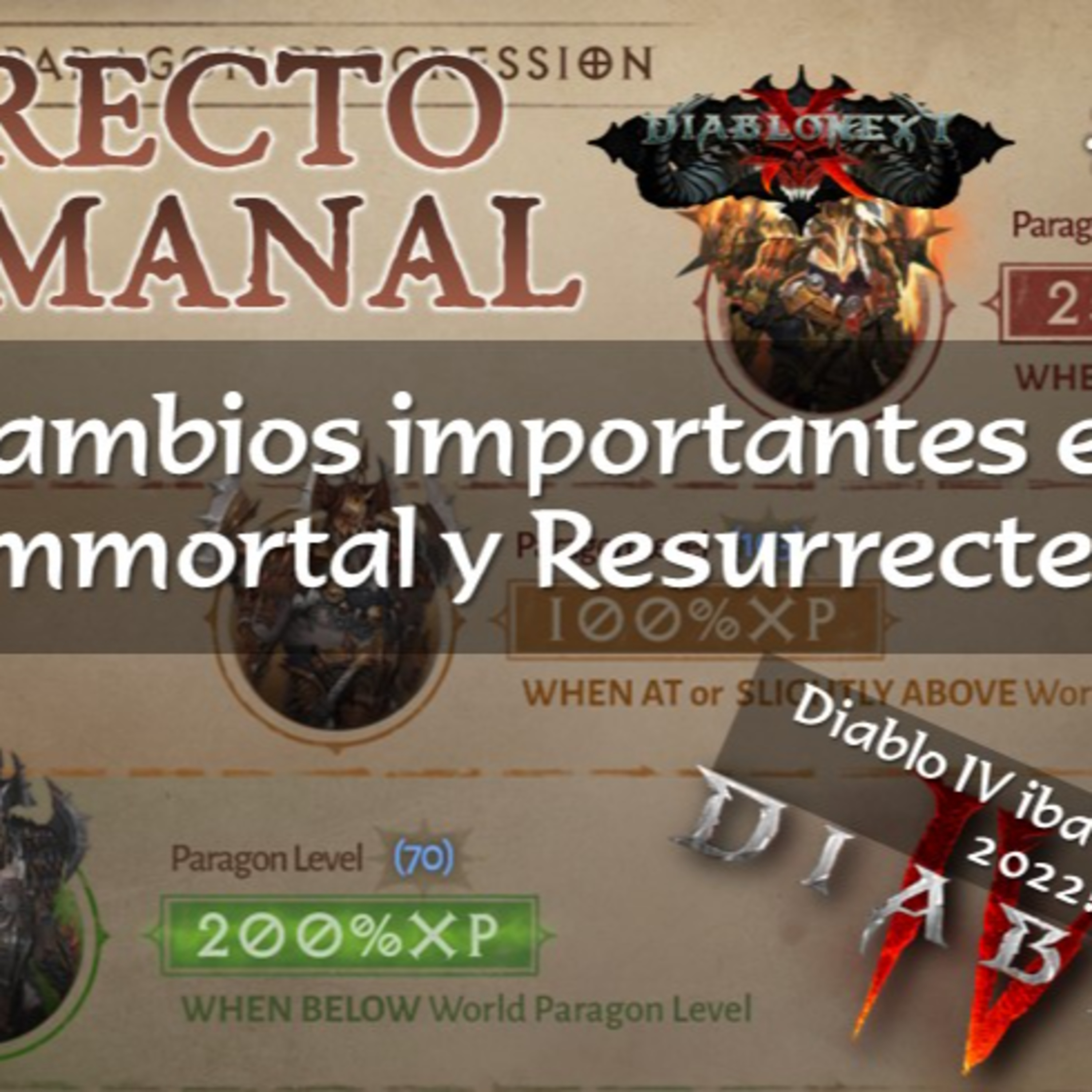 Directo #79: Cambios importantes en Immortal y Resurrected + Diablo IV iba a salir en 2022 episode artwork