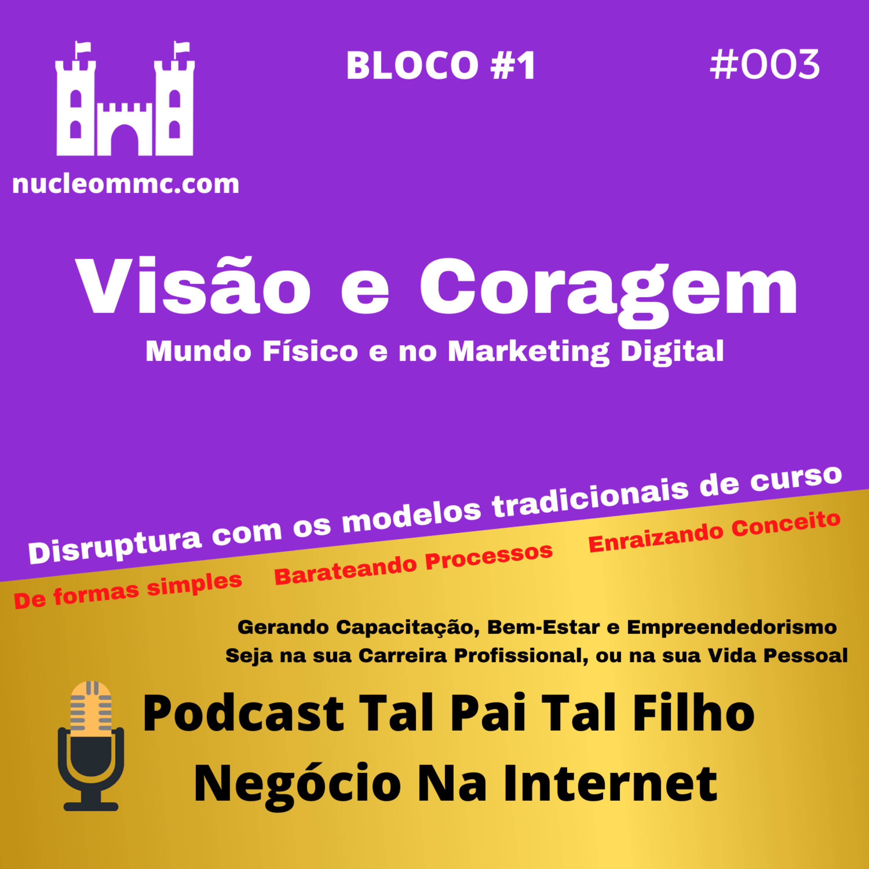 Podcast Tal Pai Tal Filho Negócio na Internet