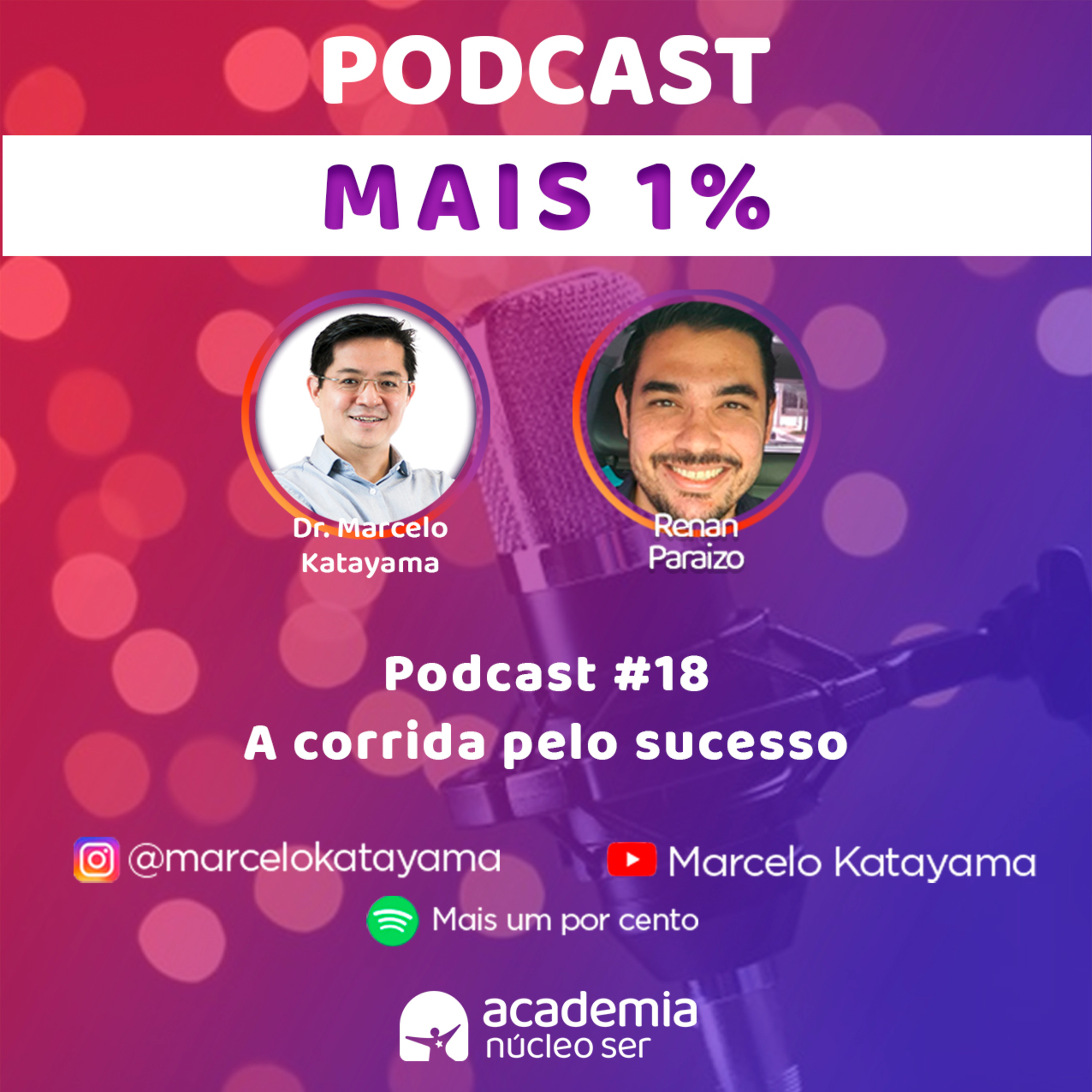 Podcast Mais 1% - A corrida pelo sucesso