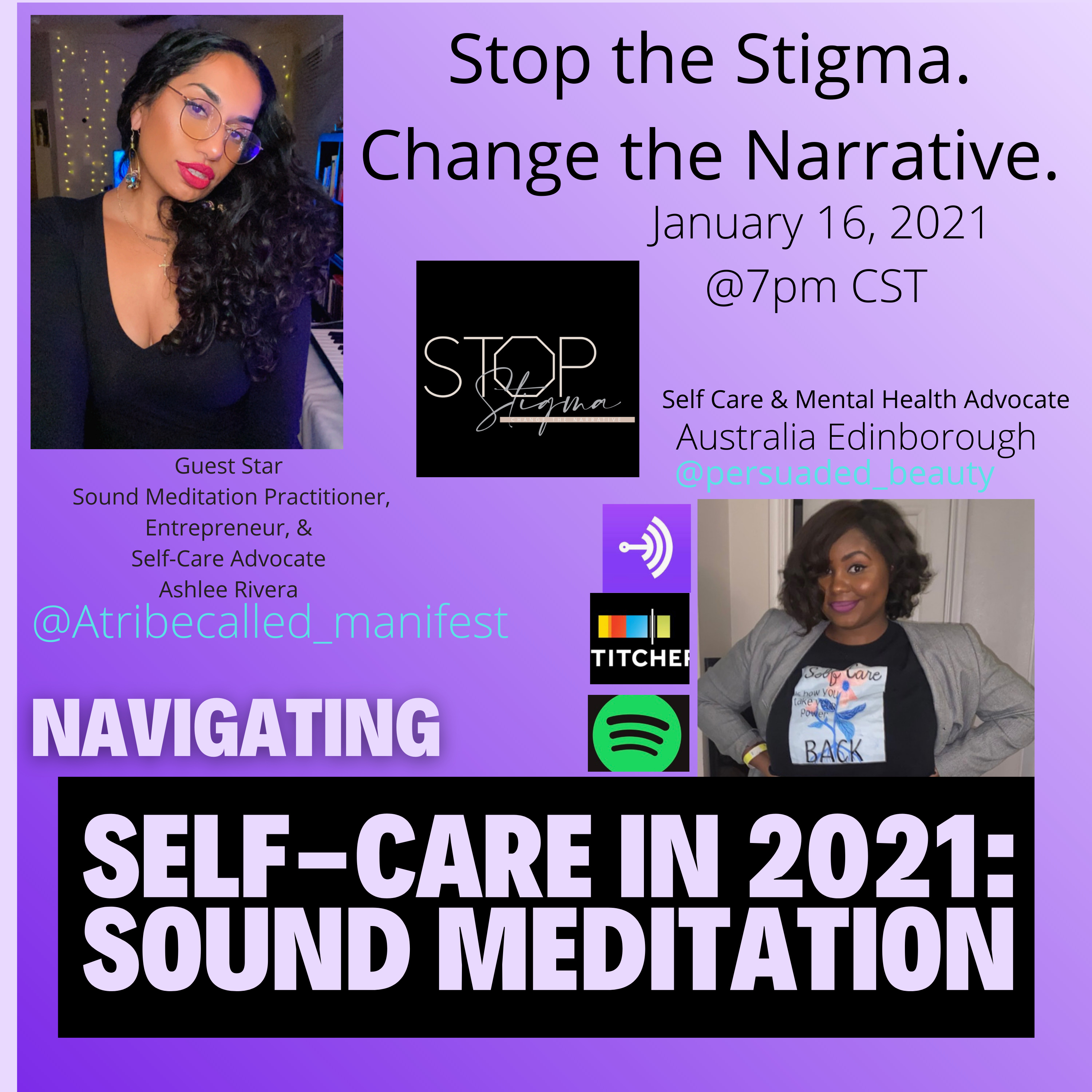 Navigating Self- Care in 2021: Sound Meditation episode artwork