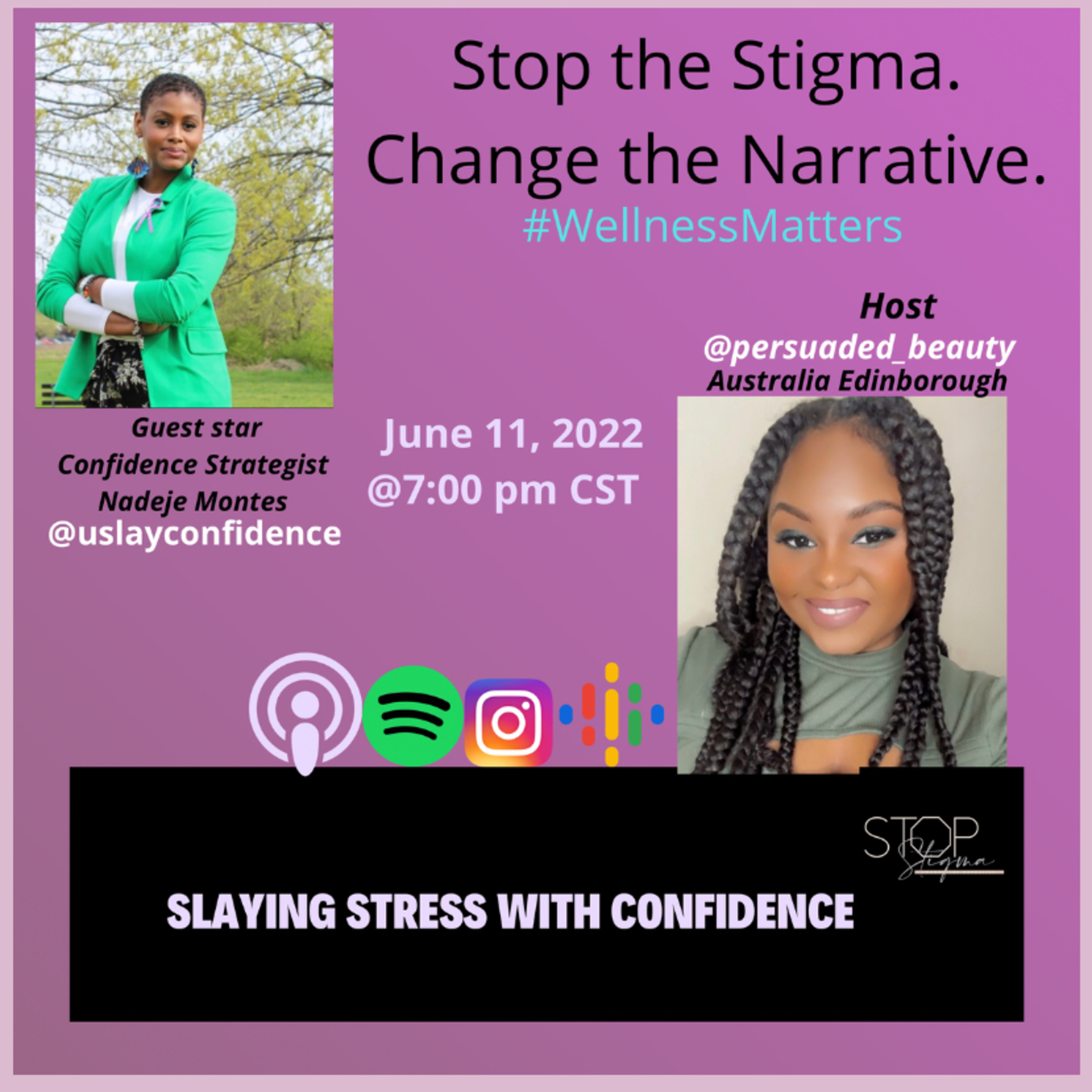 Slaying stress with Confidence. episode artwork