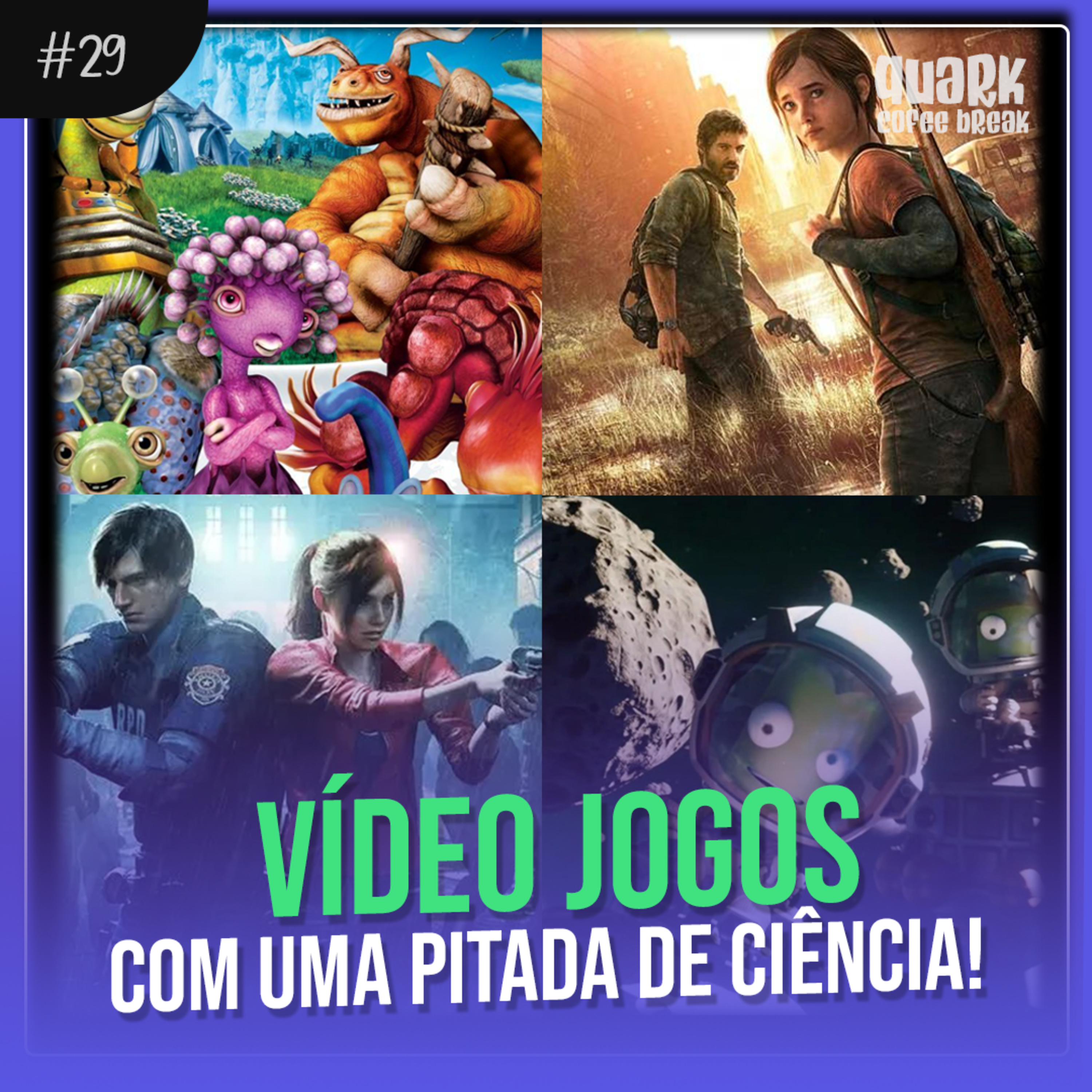 #29 - Vídeo jogos, com uma pitada de ciência! - Quark Coffee Break episode artwork