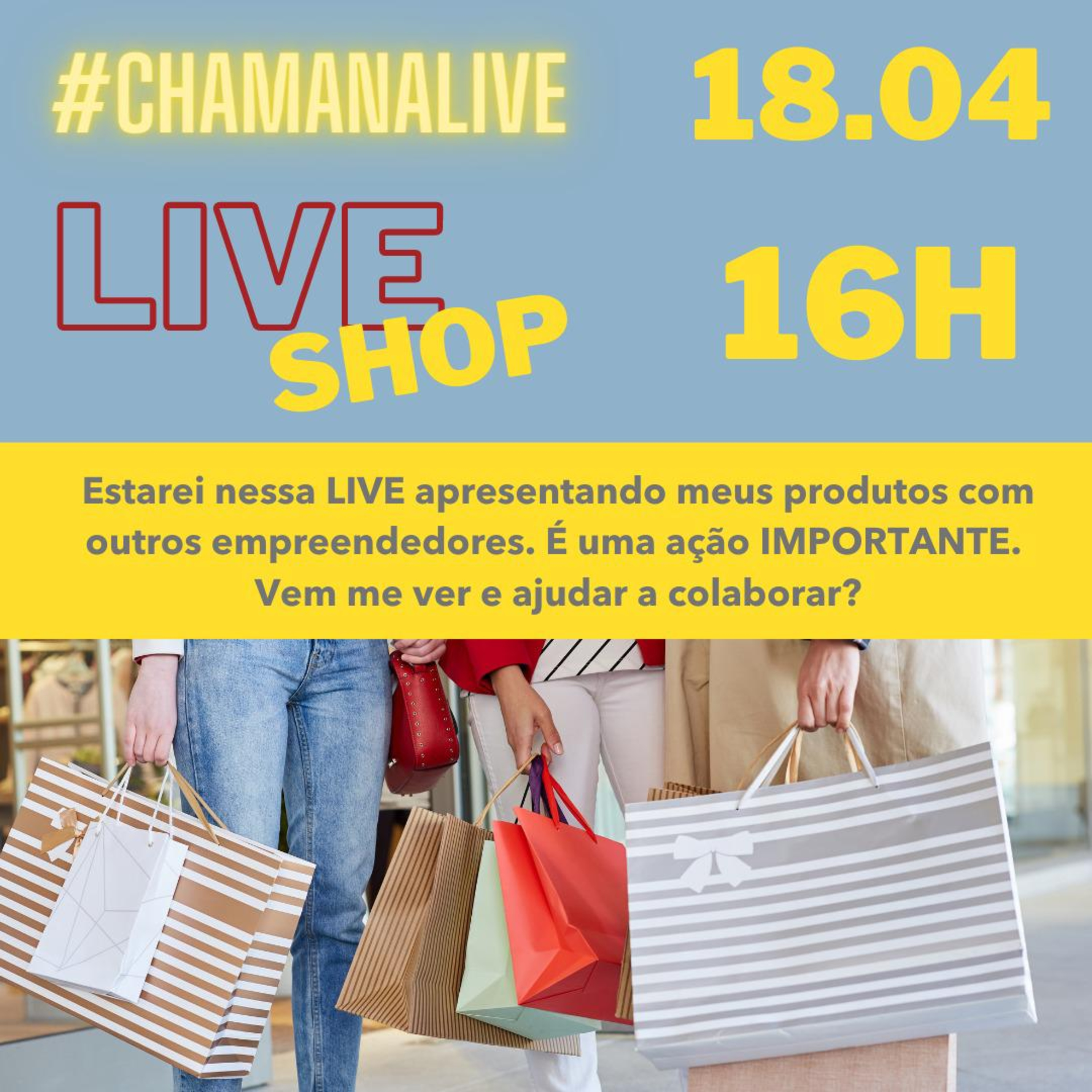 #chamanalive e o \
