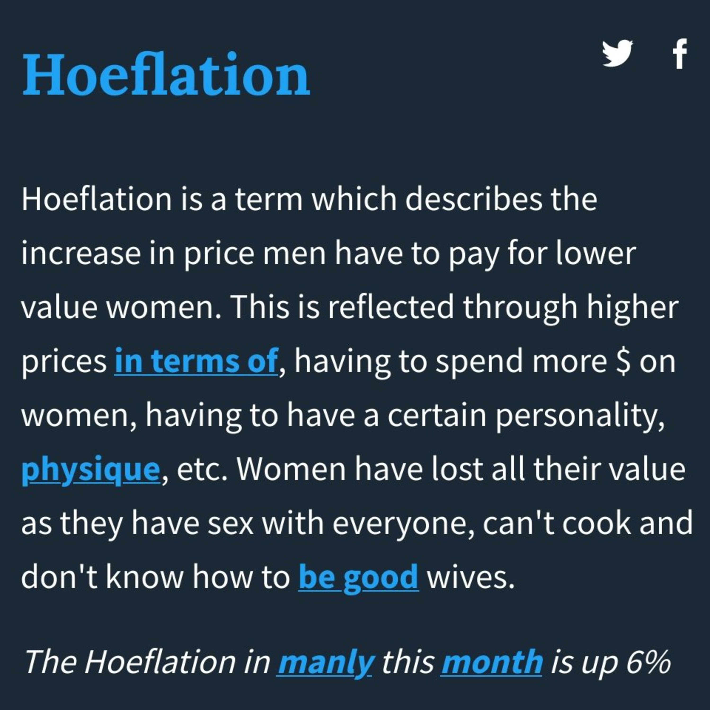 The hoeflation continues...