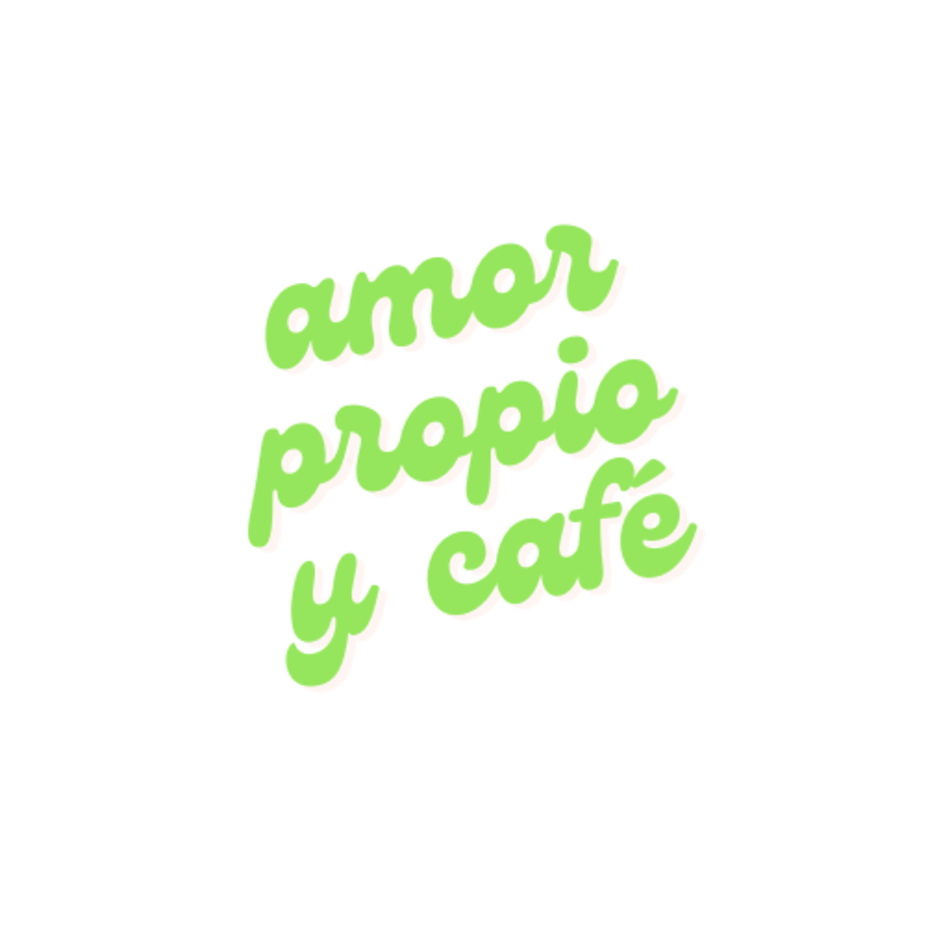 amor propio y café.