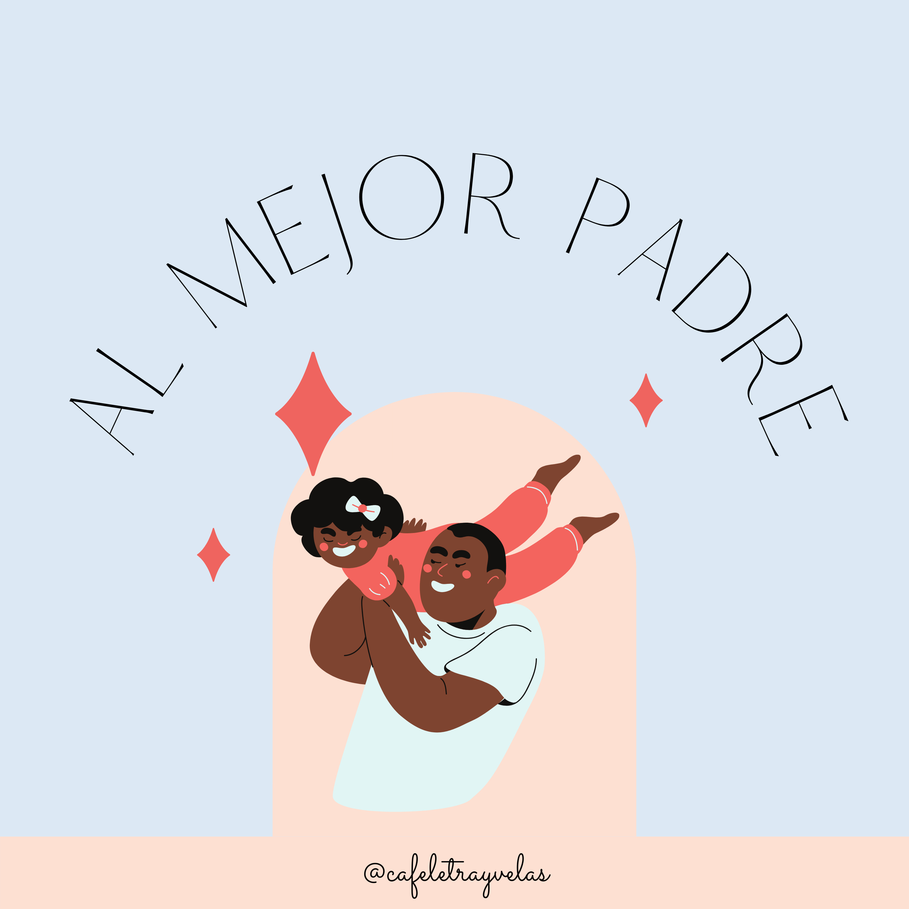 Café, letra y velas