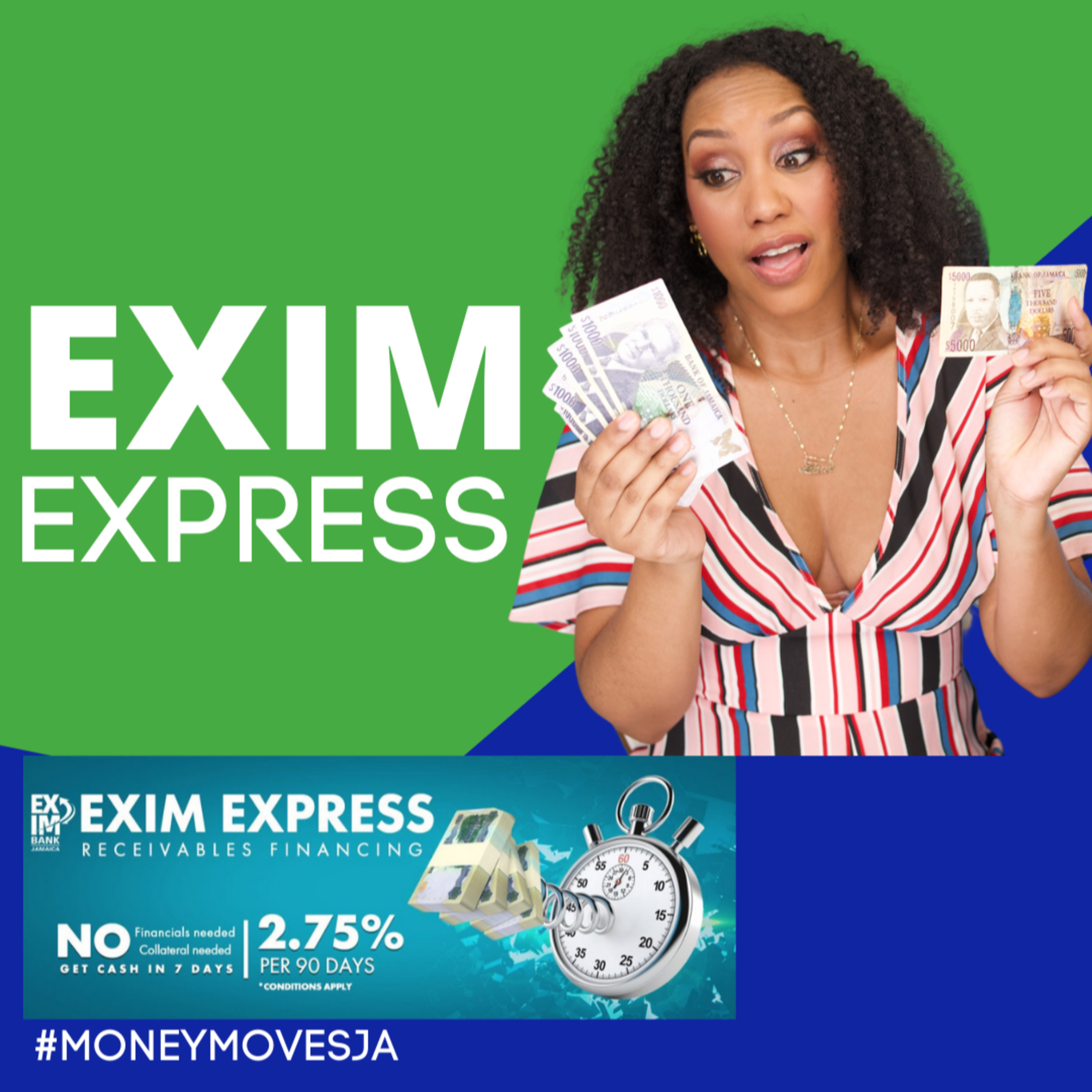 #MoneyMovesJa -EXIM Express! episode artwork