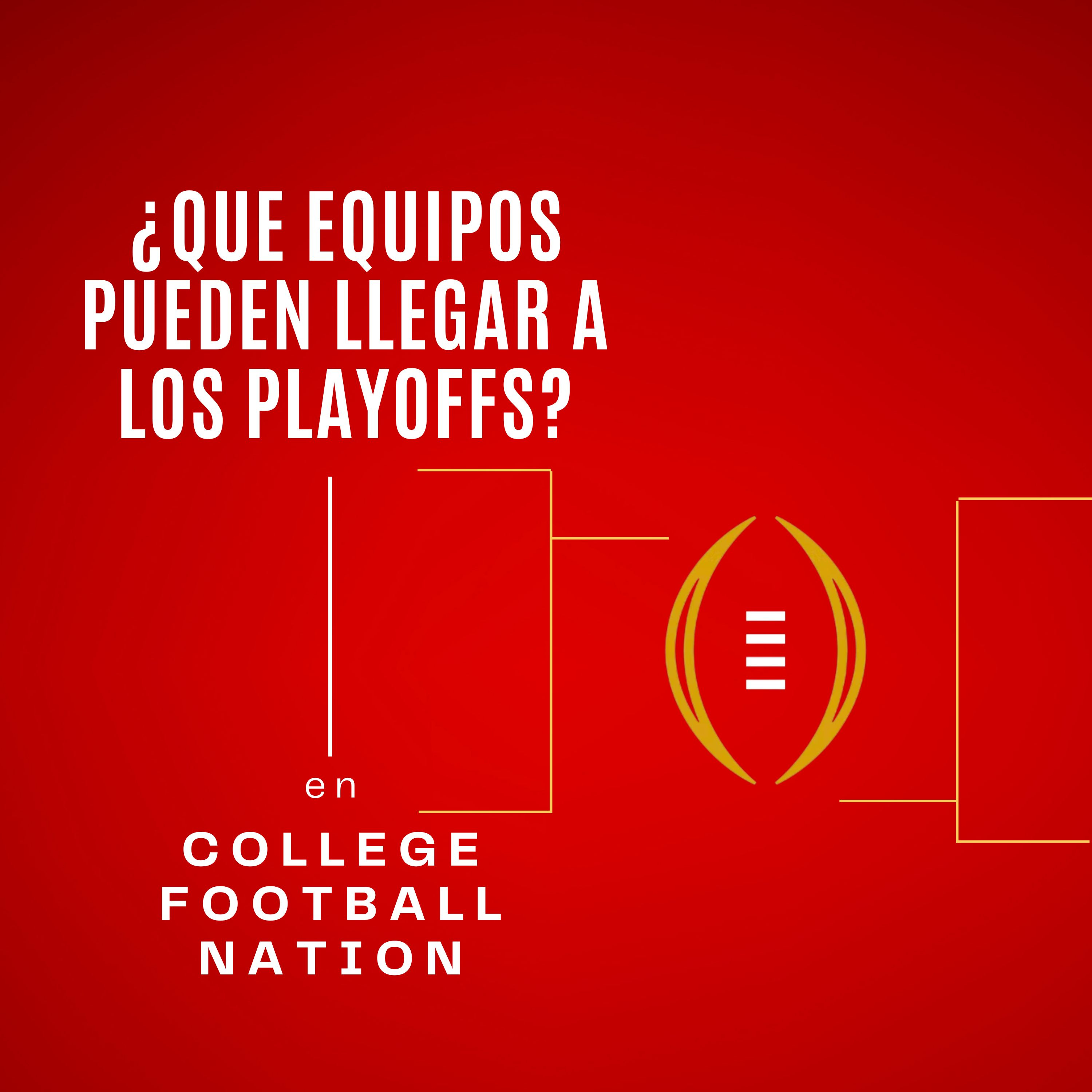  Que equipos realmente pueden llegar a los Playoffs del futbol americano universitario este 2022 episode artwork