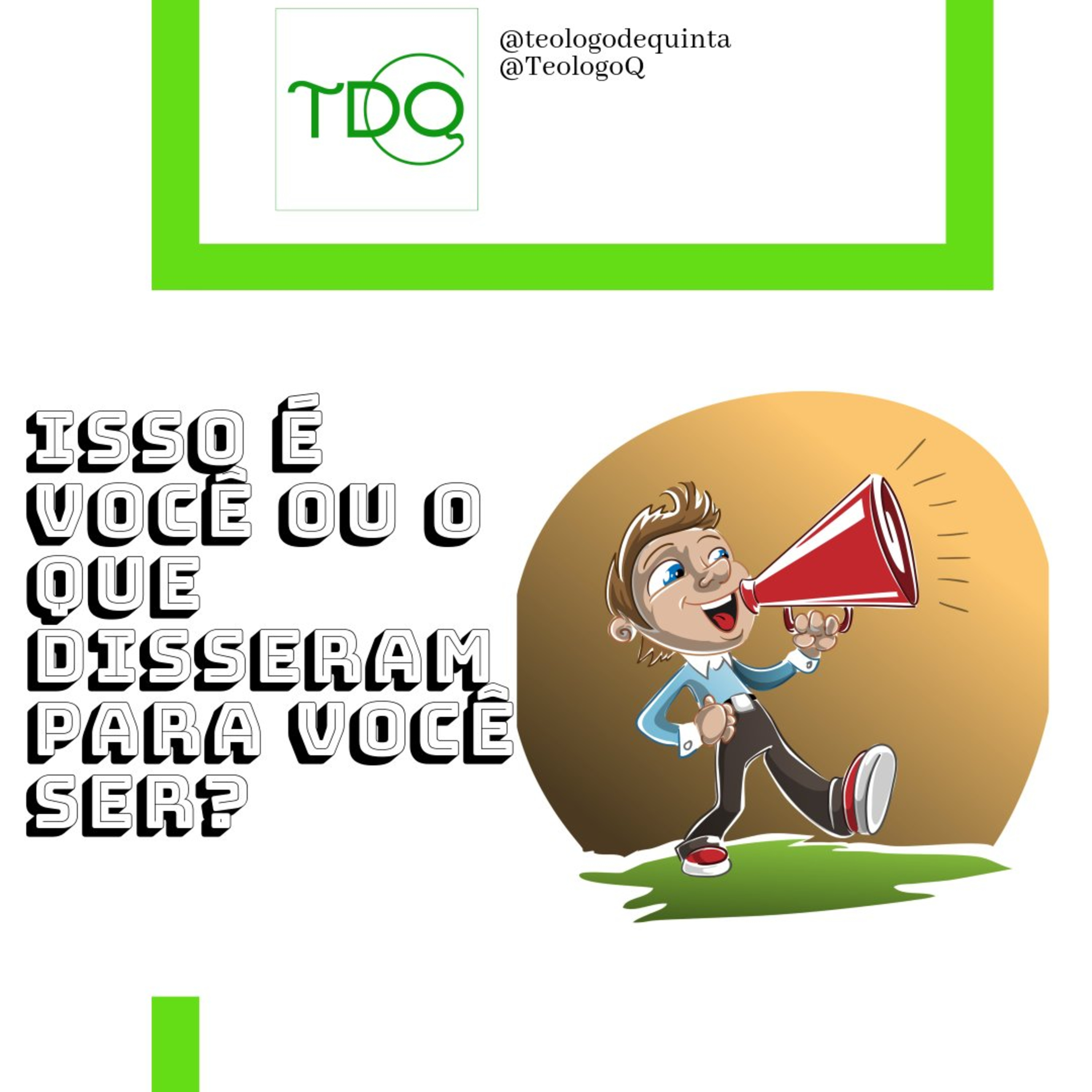 Isso é você ou o que disseram para você ser? | TdQ T07 EP10 episode artwork
