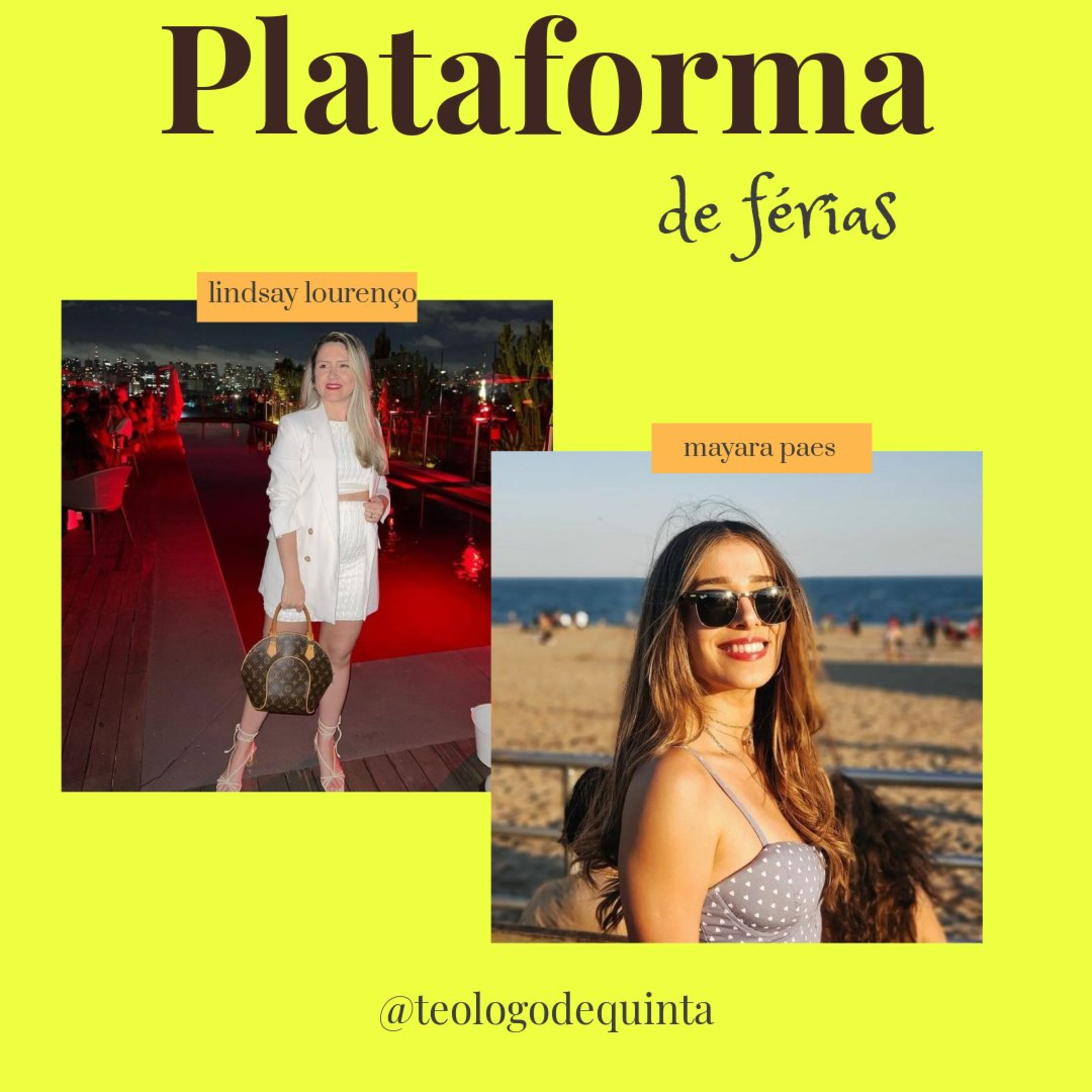 Mayara Paes e Lindsay Lourenço | PLATAFORMA DE FÉRIAS #02 episode artwork