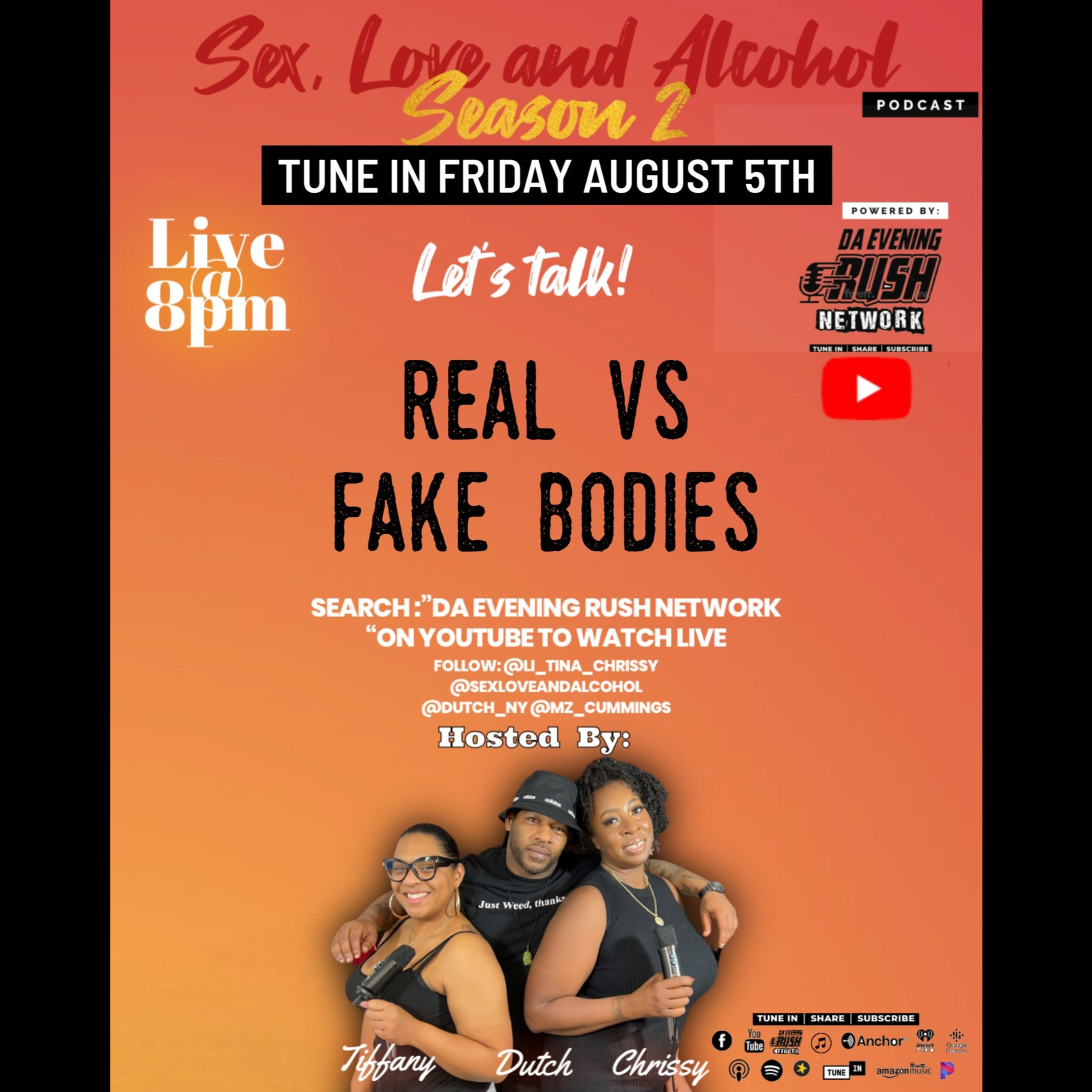 Sex, Love & Alcohol: Real Vs Fake Bodies episode artwork