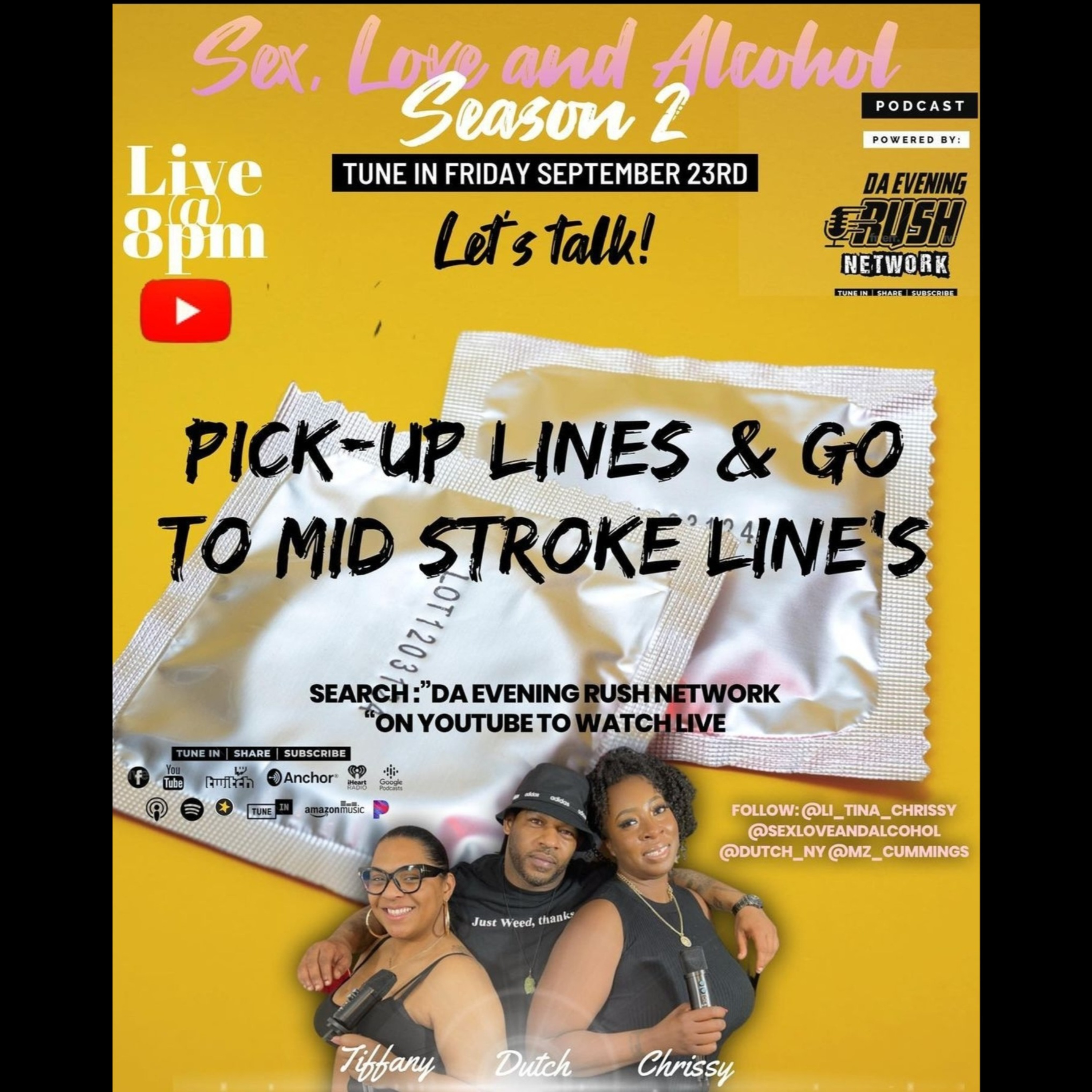 Sex, Love & Alcohol: Pick-Up Lines & Go To Mid Stoke Lines episode artwork