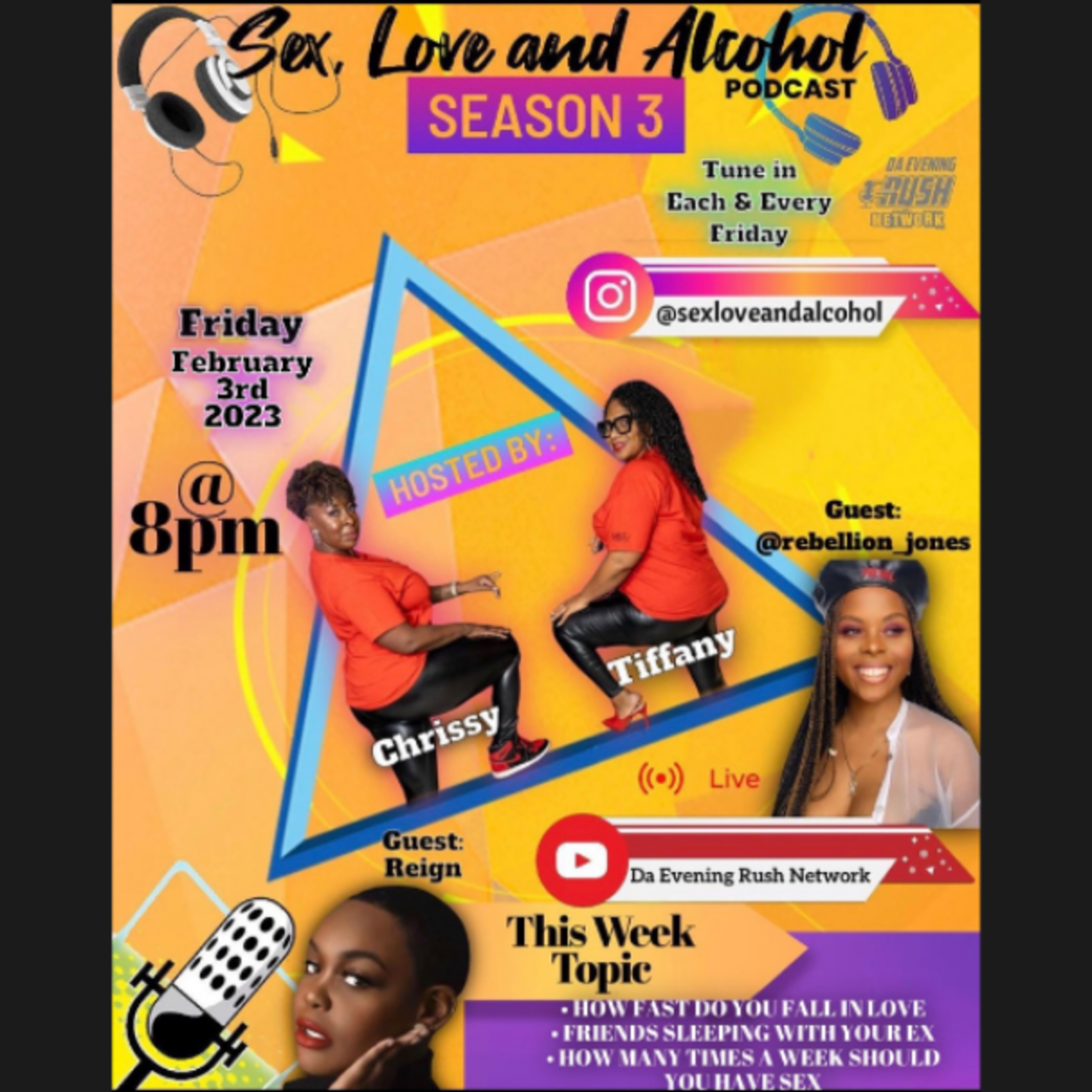 Sex, Love & Alcohol (S3): How Fast Do You Fall In Love/ Friends Sleeping With Your Ex episode artwork