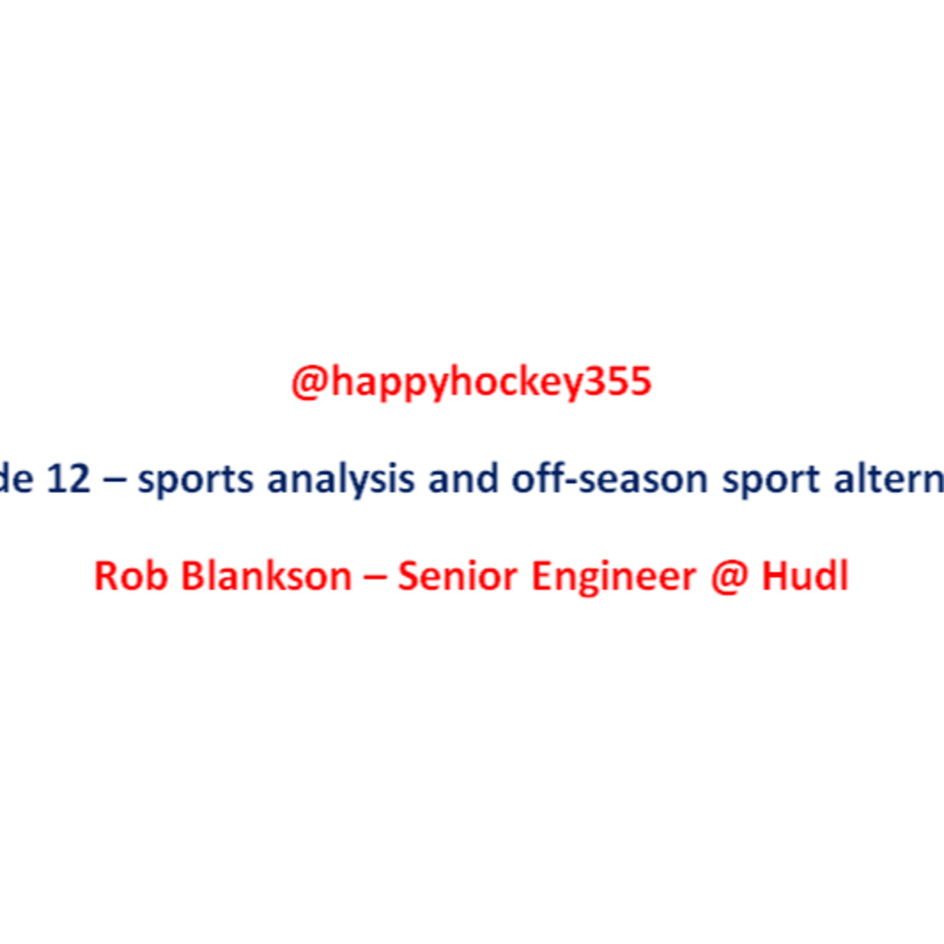 Happy Hockey