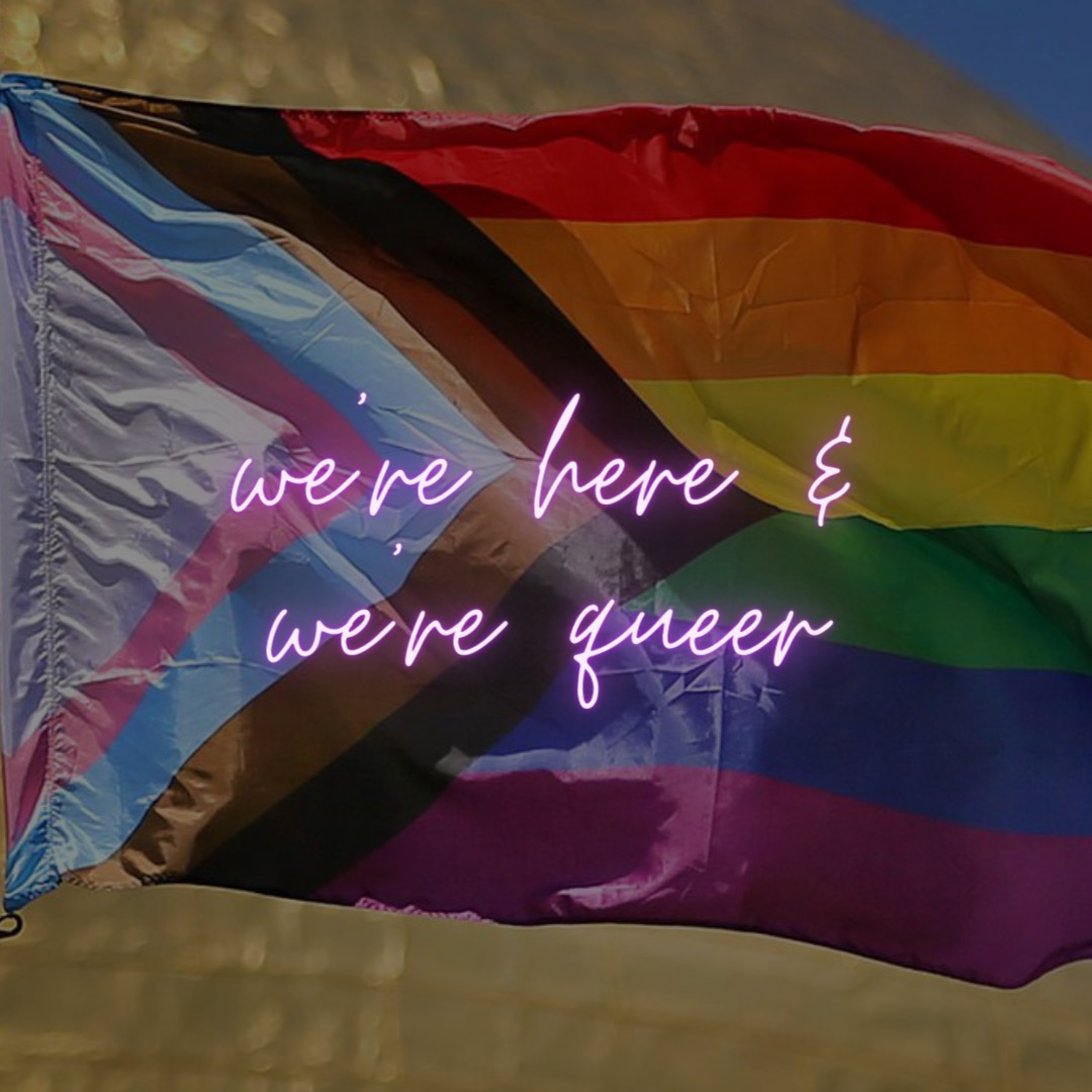 We're Here & We're Queer  episode artwork
