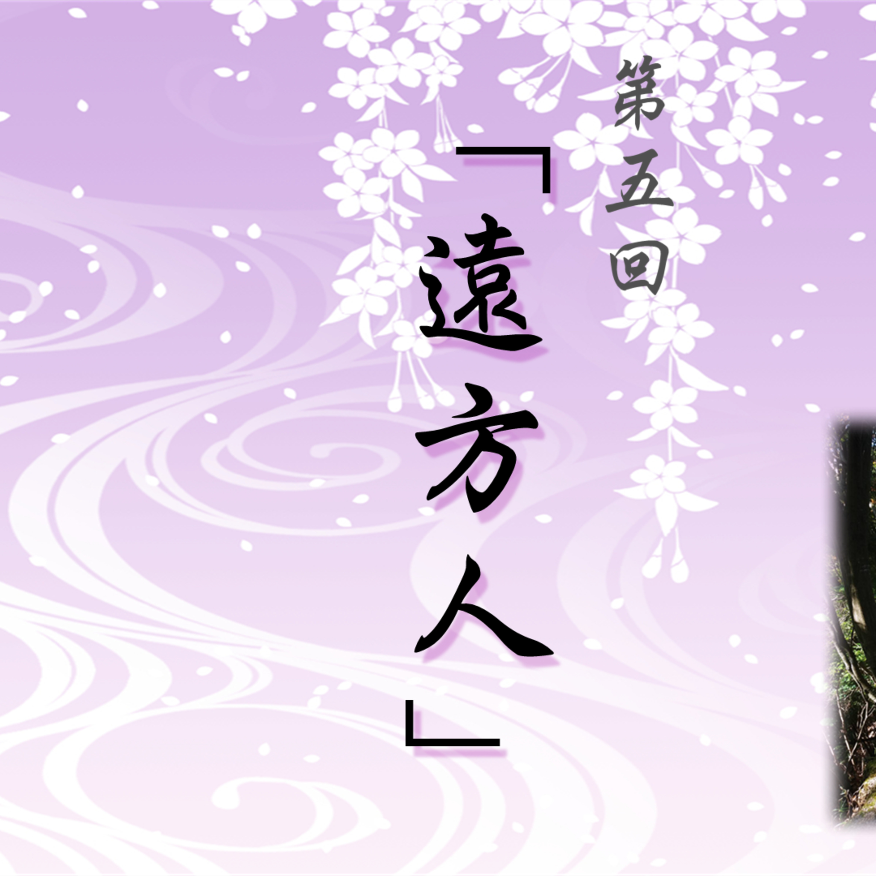 五、遠方人（をちかたびと）「紫のゆかりを尋ねて」文・朗読 岸本久美子 episode artwork