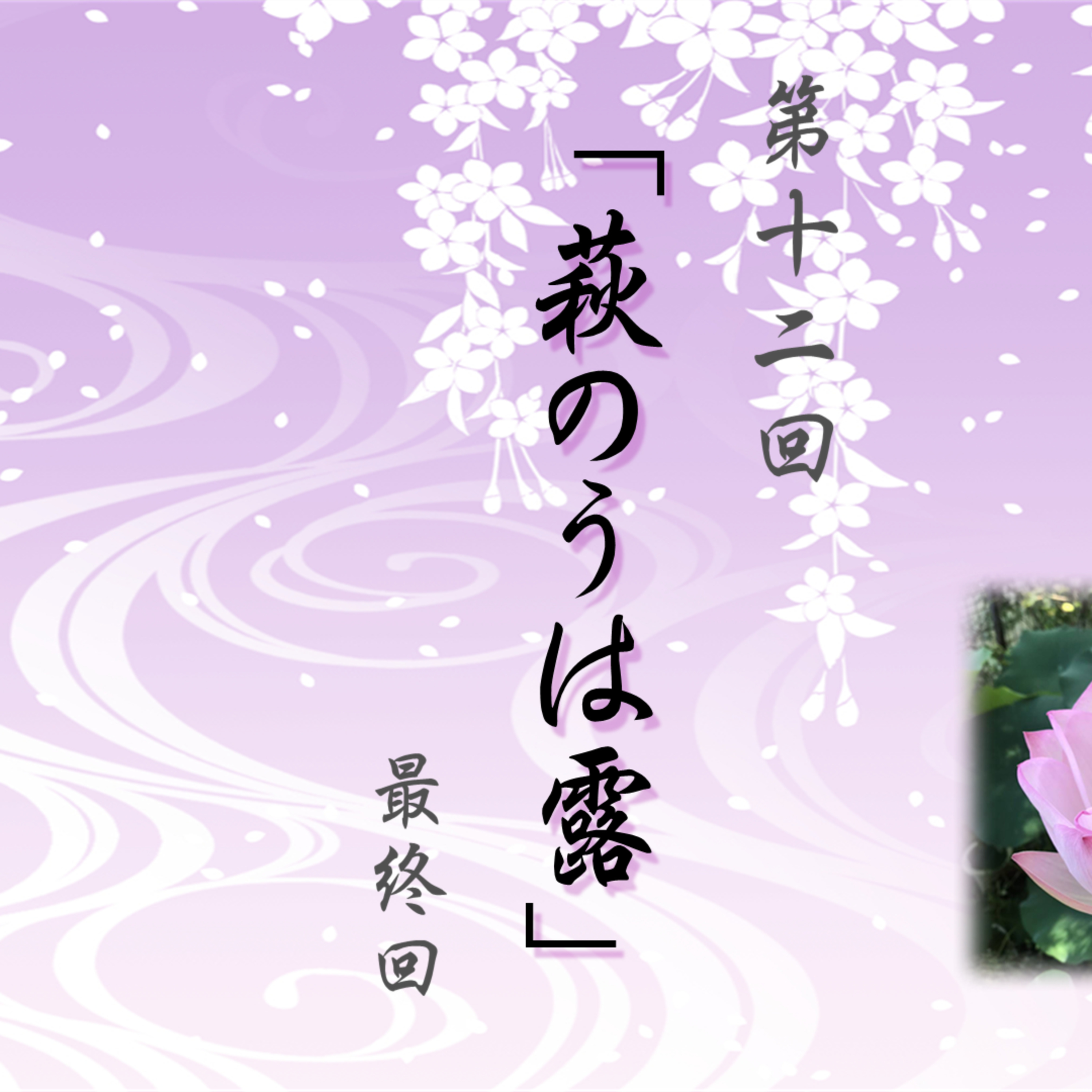 十二、萩のうは露（最終回）「紫のゆかりを尋ねて」文・朗読 岸本久美子 episode artwork