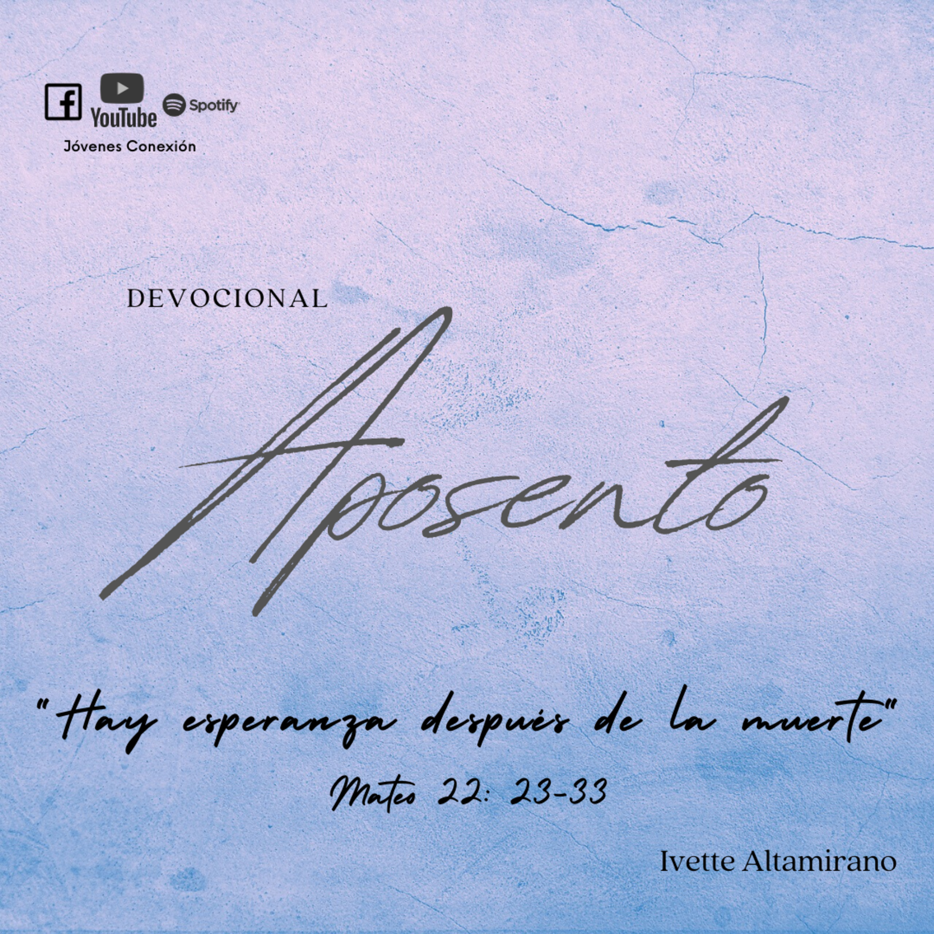 Devocional - APOSENTO