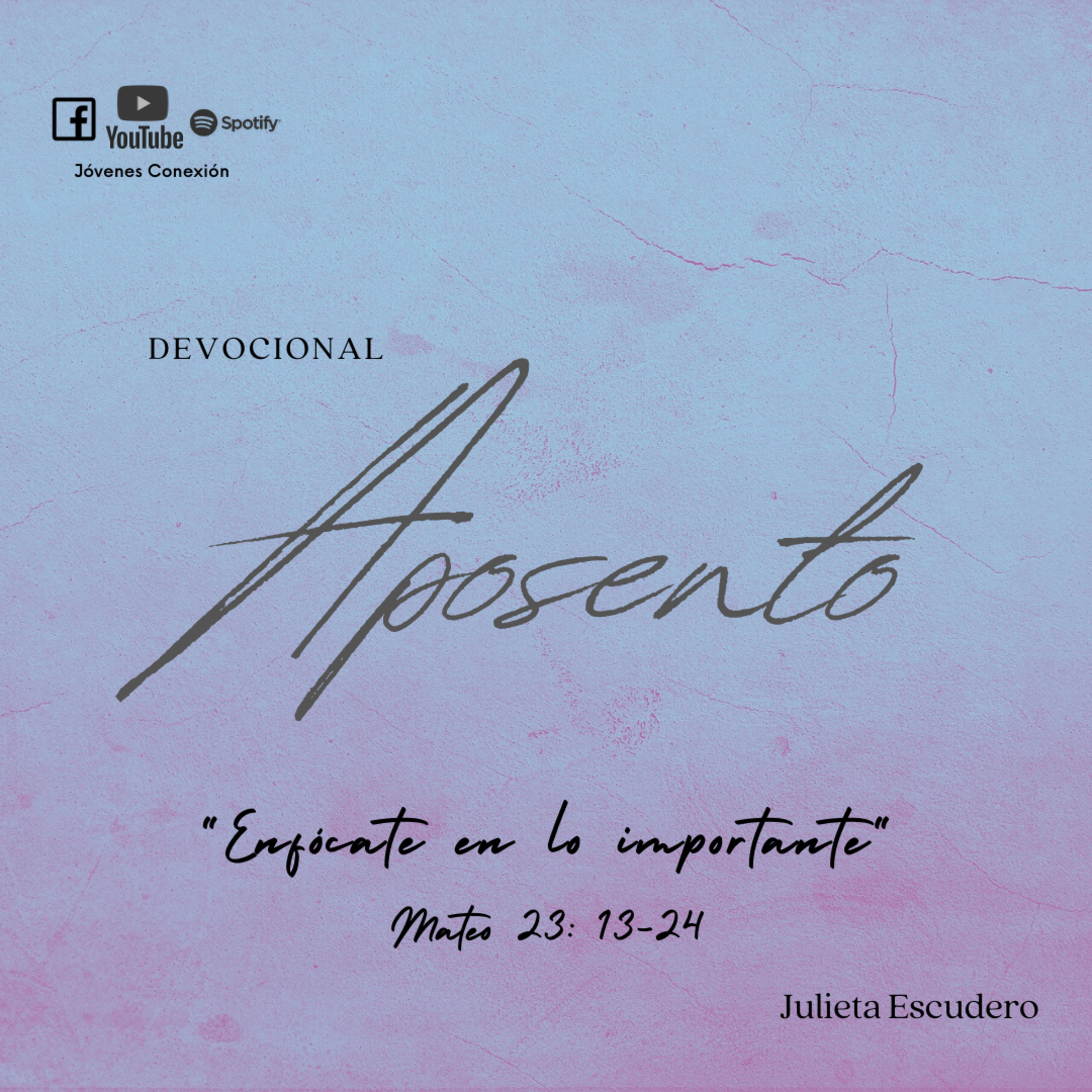 Devocional - APOSENTO